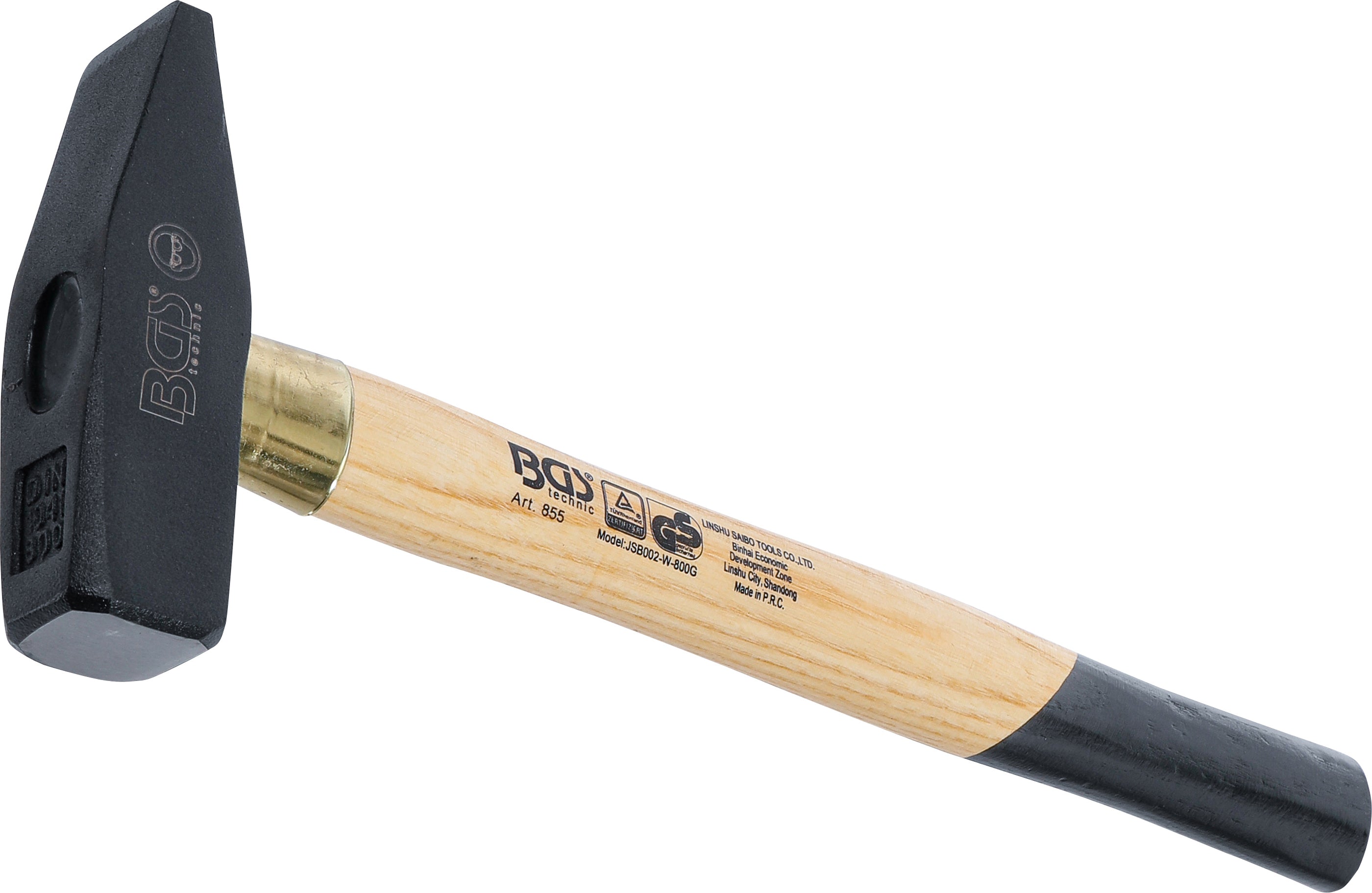 Pladehammer | Træskaft | DIN 1041 | 800 g