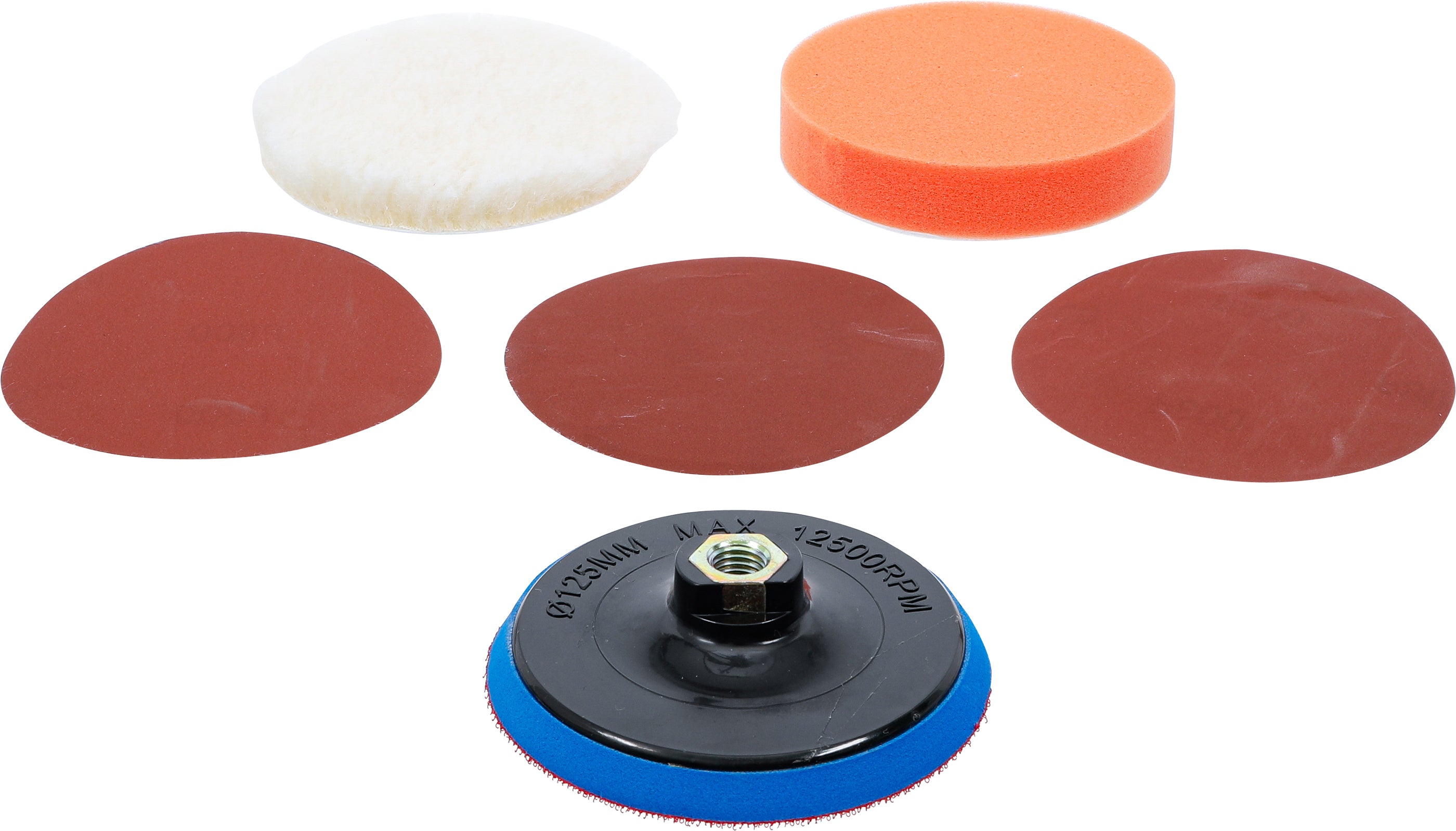 Slibe- og poleringsskivesæt | Ø 125 mm