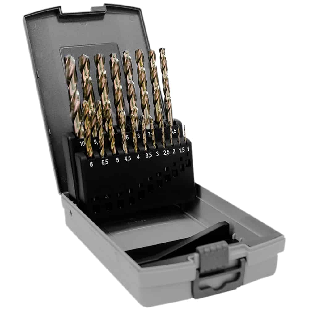 Spiralboresæt CO 1-10mm