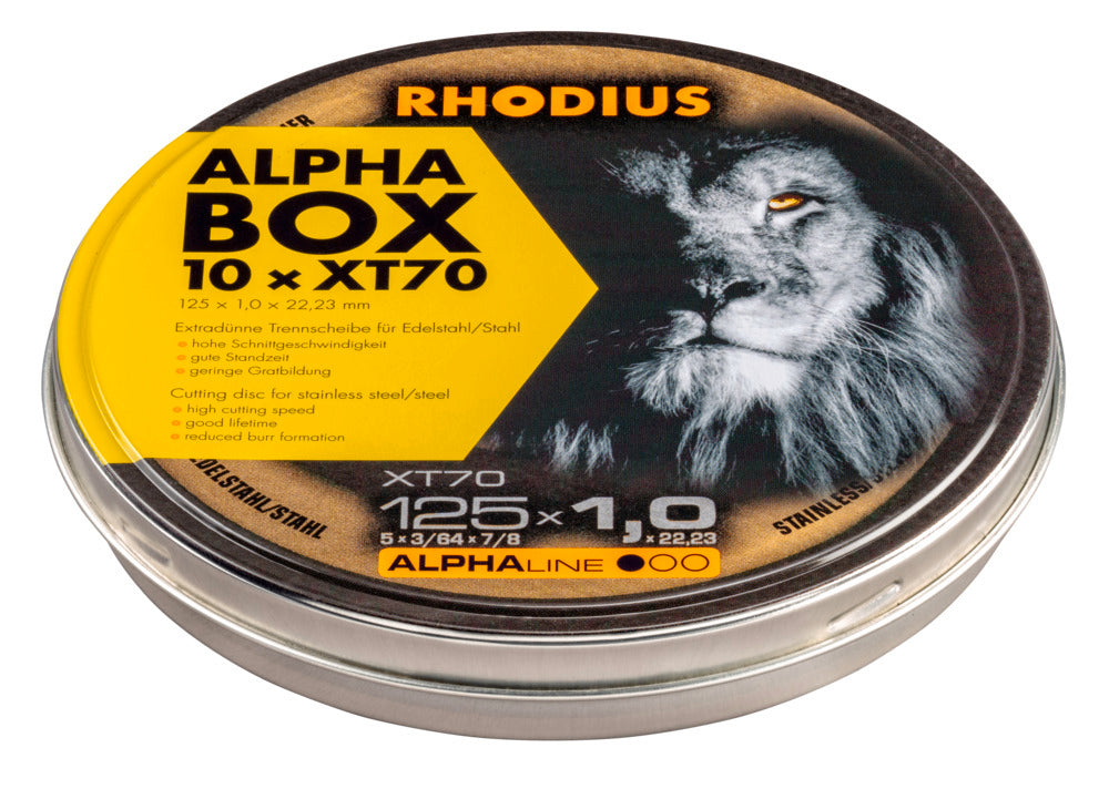 RHODIUS XT70 125x1,0x22,23 (10 stk/frp)
