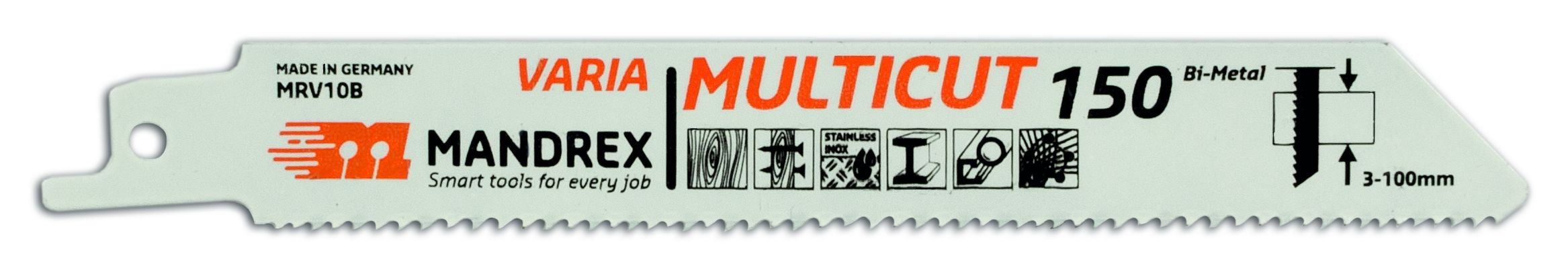 MANDREX MULTICUT - VARIA bajonetklinge - 230