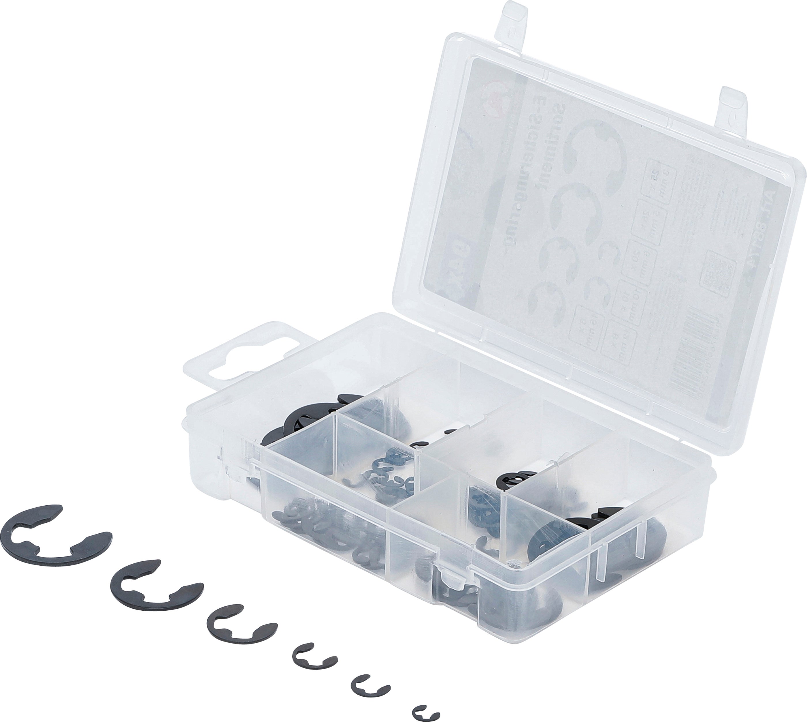 E-Clip sortiment | 3 - 15 mm | 94 stk.