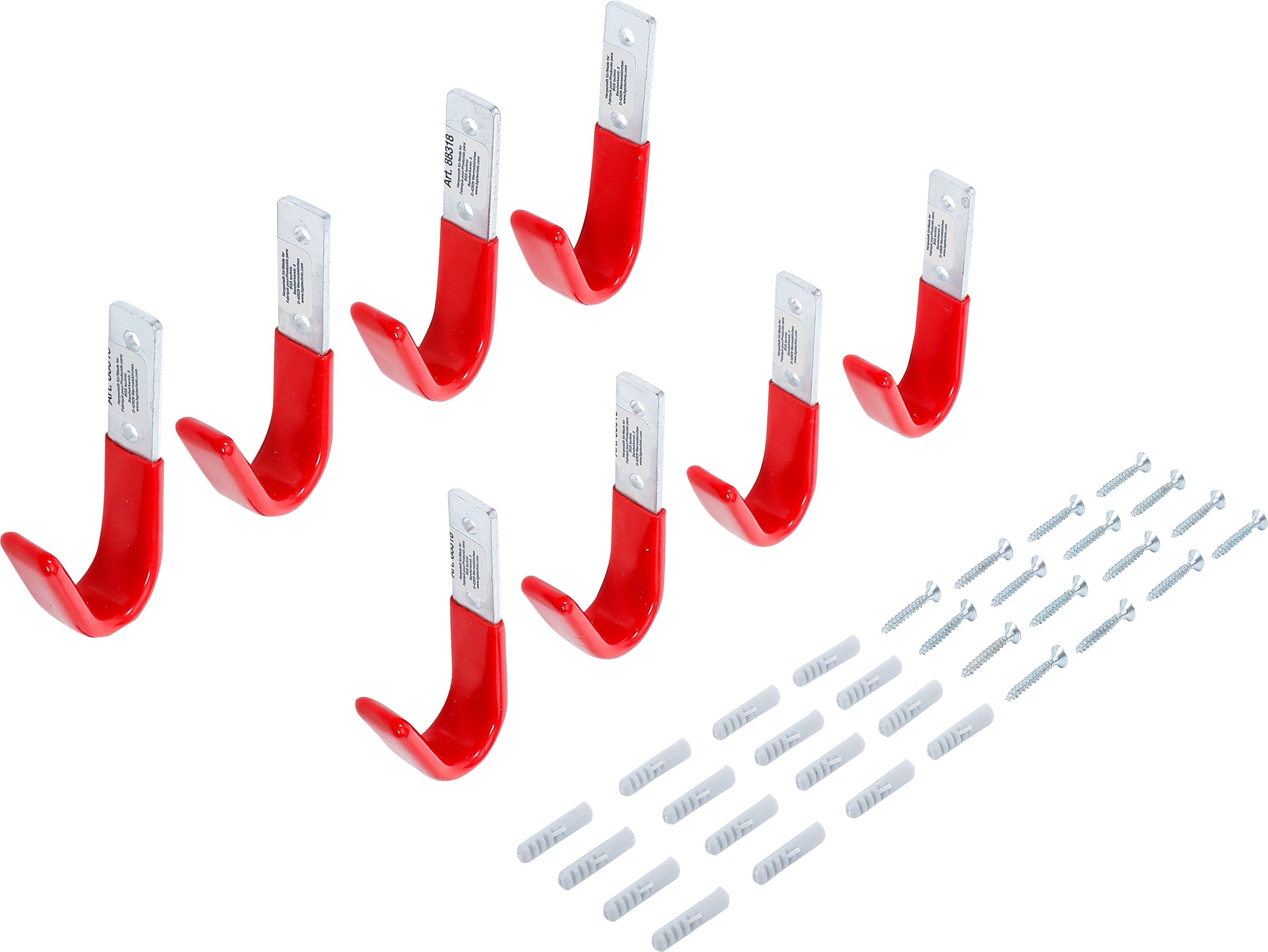 Vægkrogsæt | 8 dele