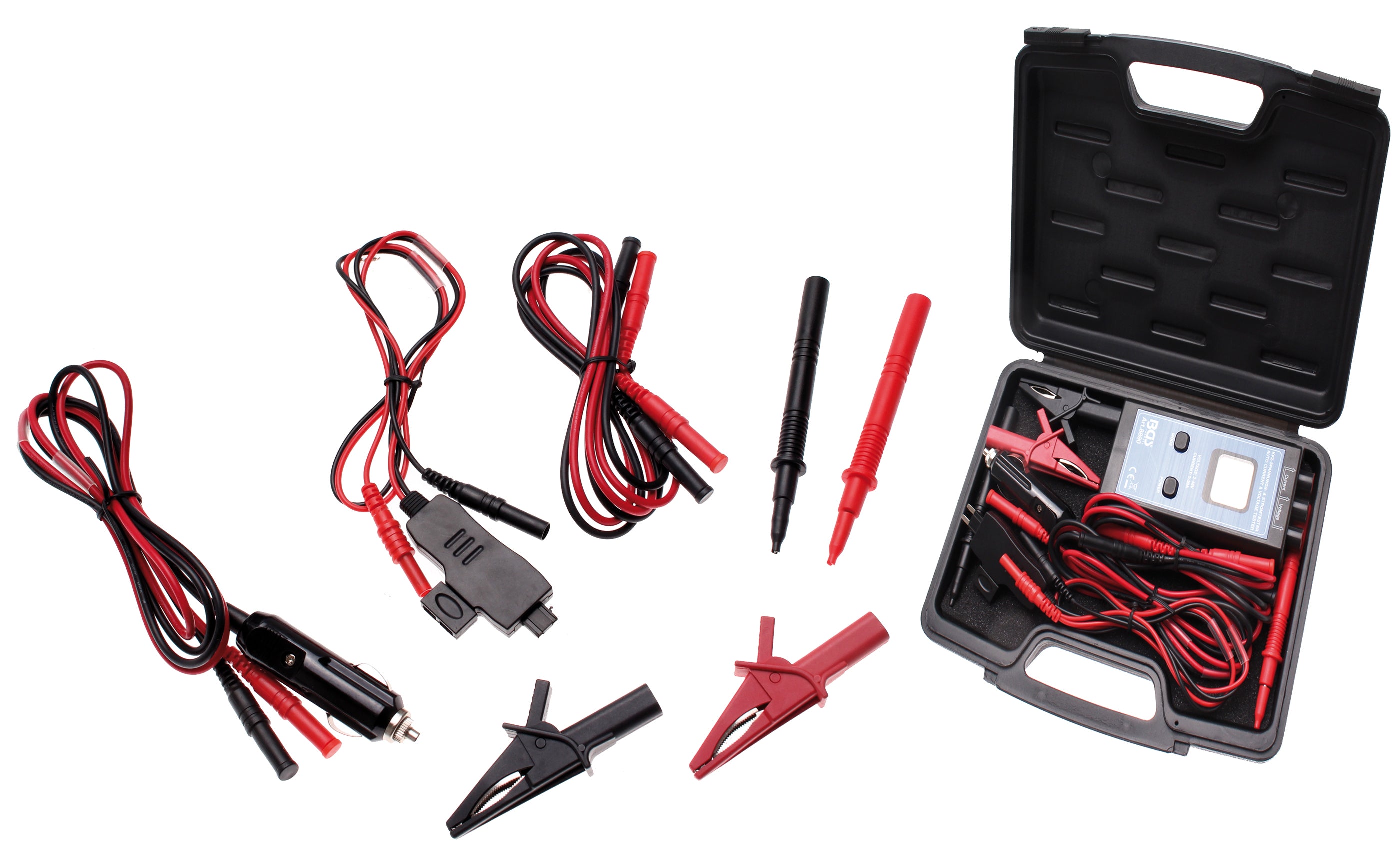 Køretøjsspændings- og strømtester | 1 - 48 V