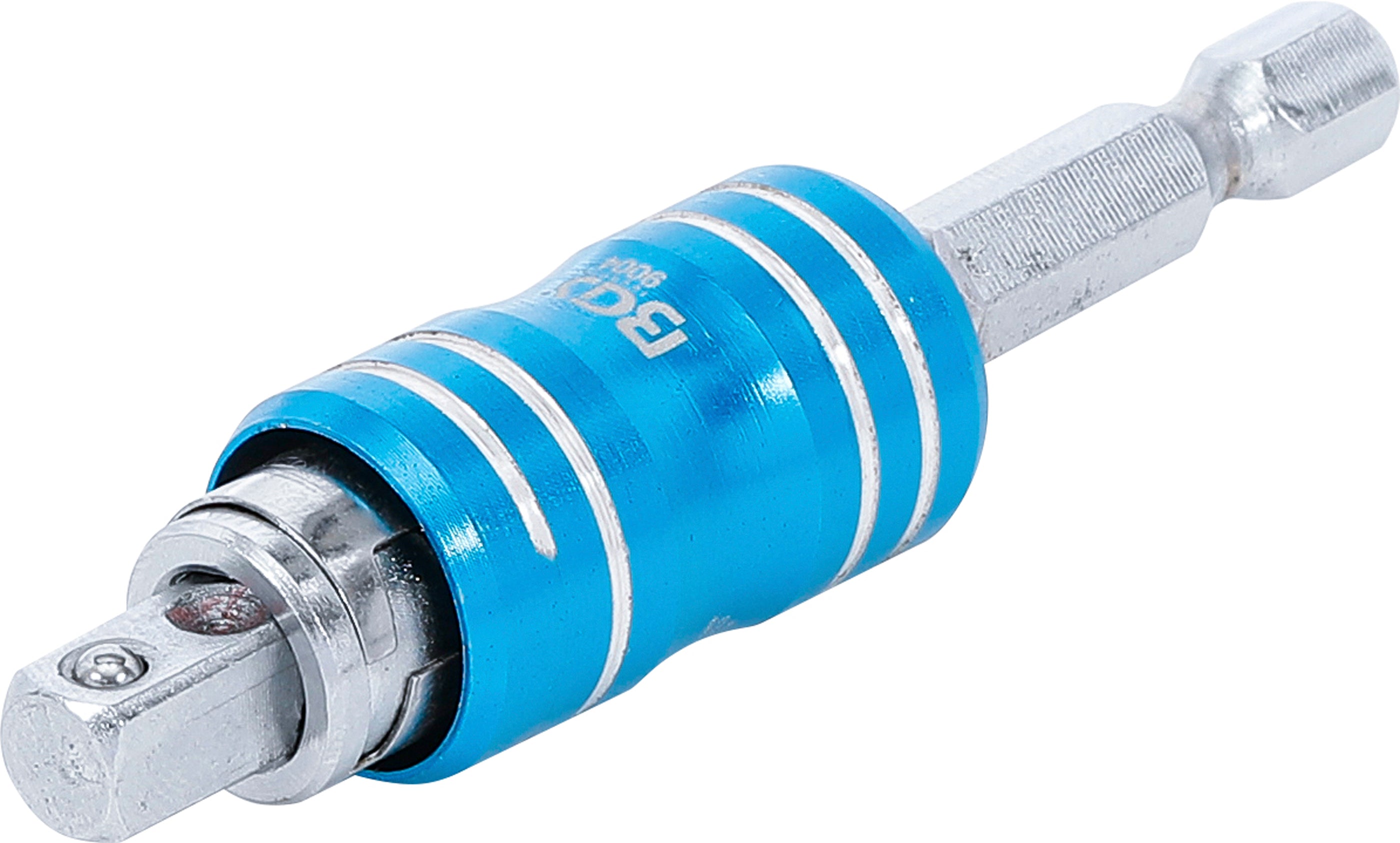 Holder til bits og topnøgle | Firkantet udgang, 6,3 mm (1/4") indvendig sekskant | 85 mm