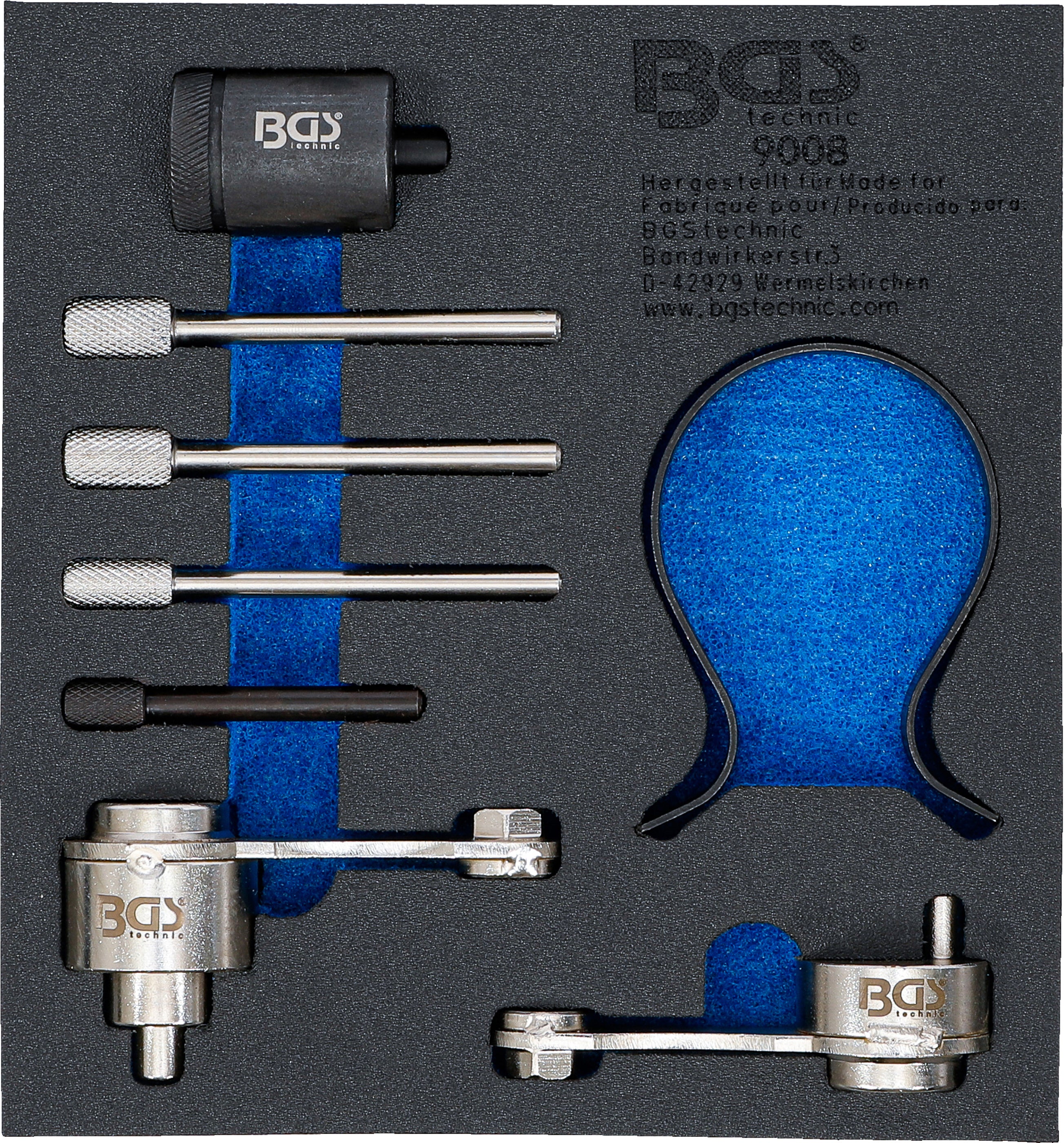 Værkstedsvognsindsats 1/6: Motor-tuning-værktøjssæt | til Jaguar, Land Rover 2.7, 3.0 TD V6