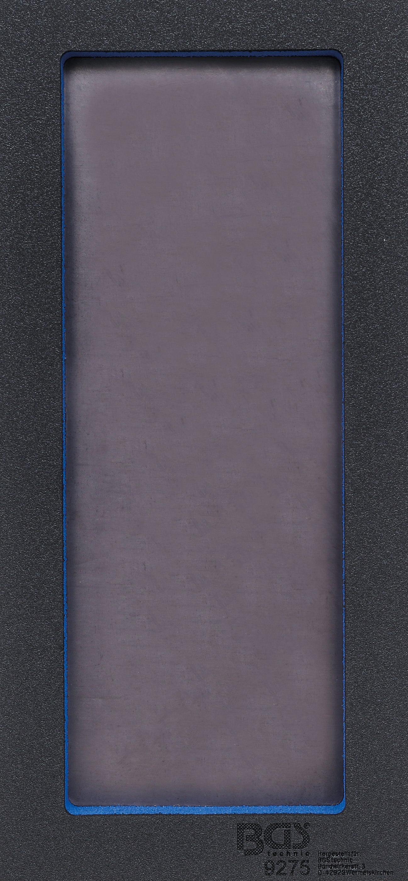 Værkstedsvognsindsats 1/3: Opbevaringsrum med magnetisk bundplade | 129 x 348 x 14 mm