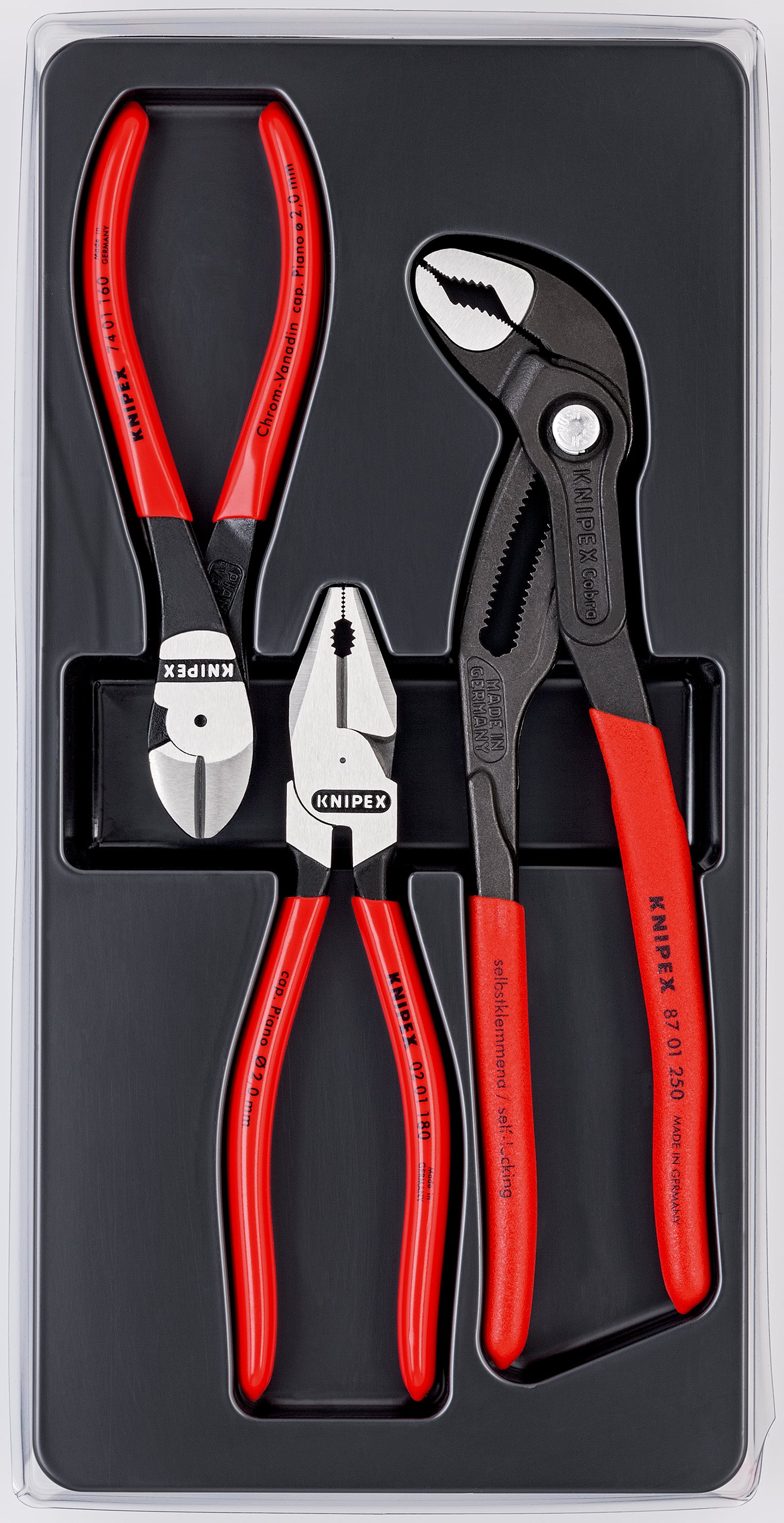 KNIPEX Power tænger sæt 3 dele