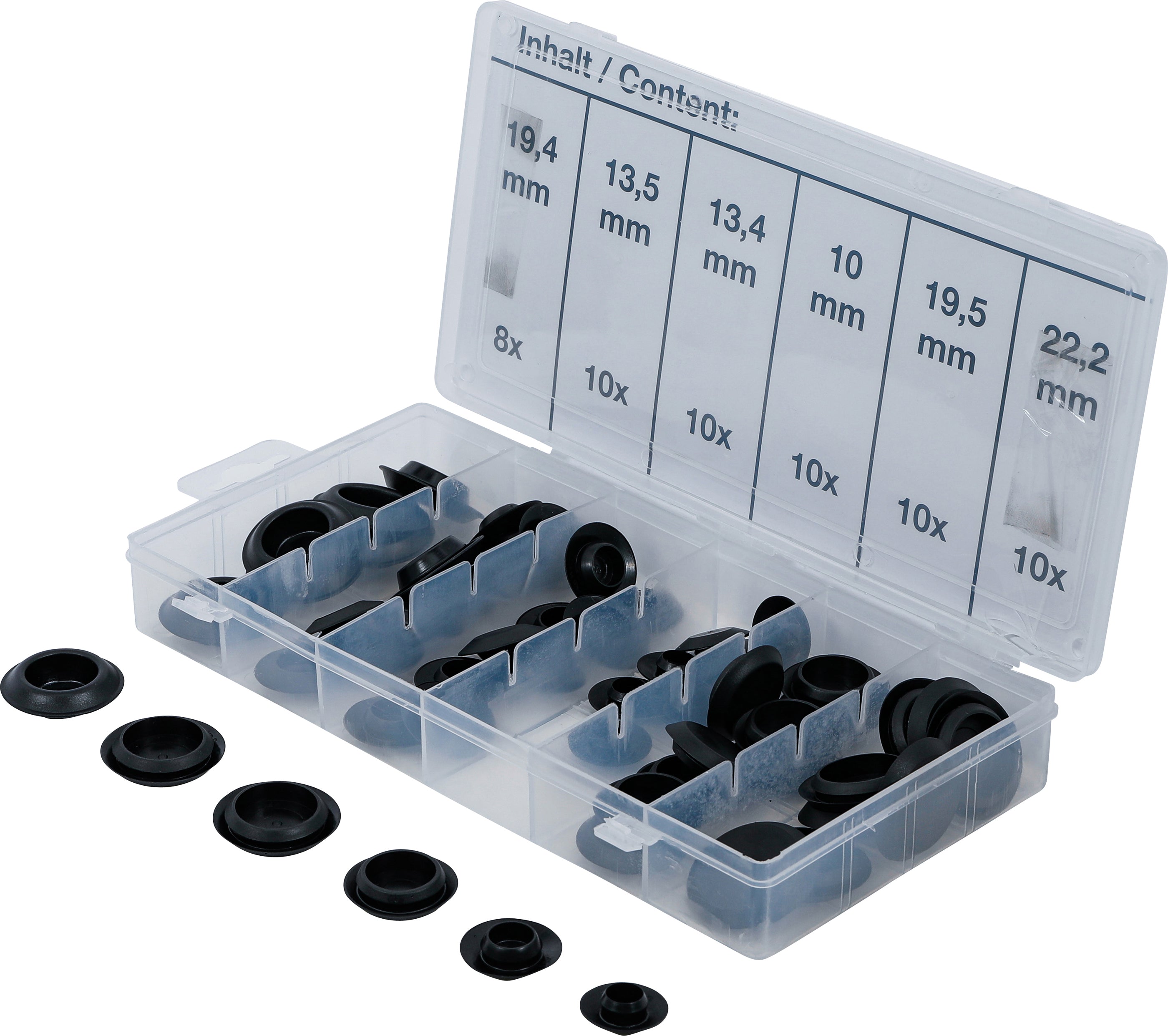 Plastpropper i sortiment | 58 stk.