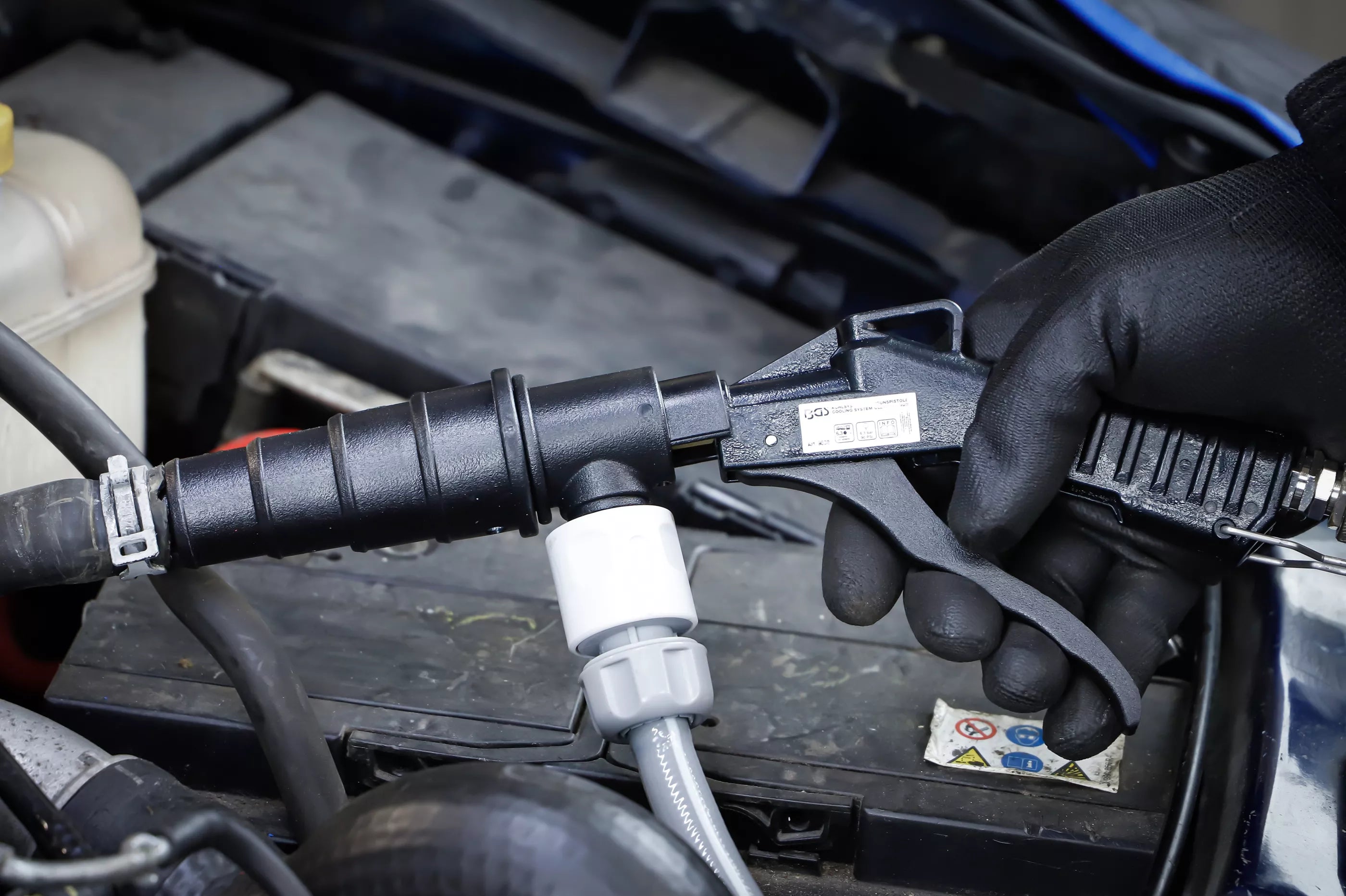 Rengøringspistol til kølesystem