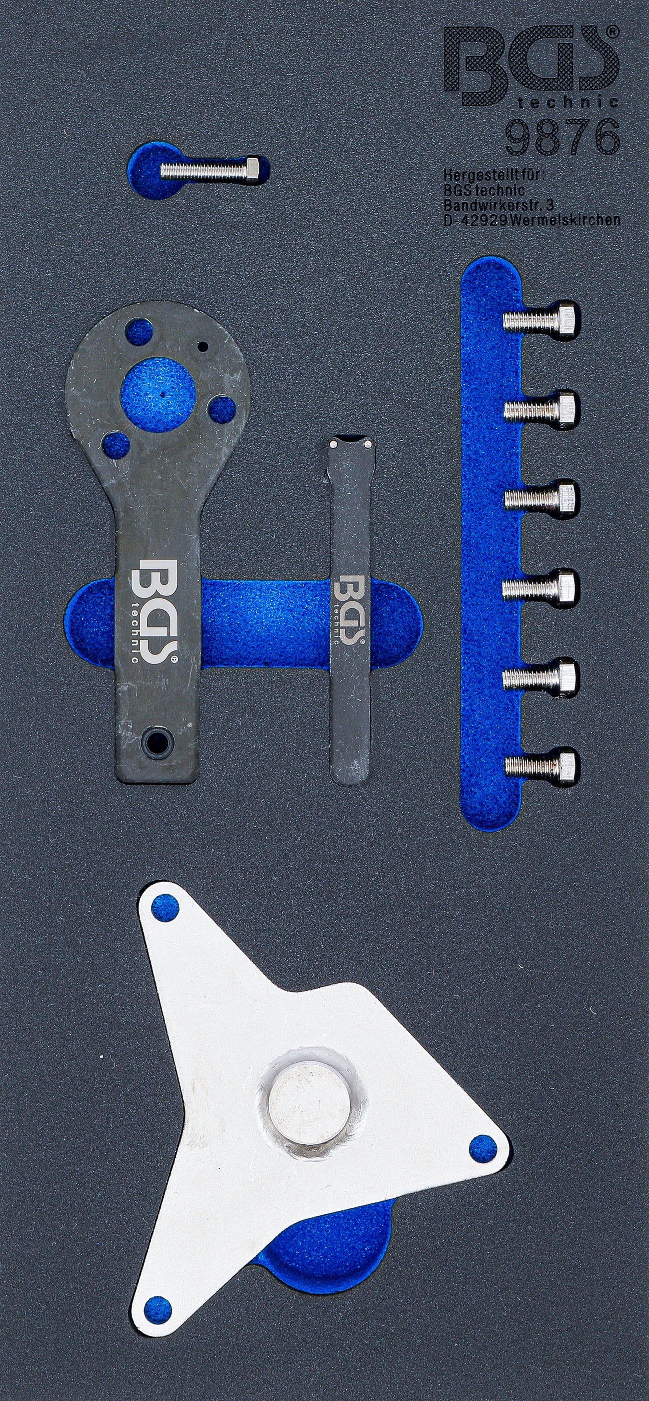 Værkstedsvognsindsats 1/3: Motorjusteringsværktøjssæt | til Alfa Romeo & Fiat 1.4 MultiAir