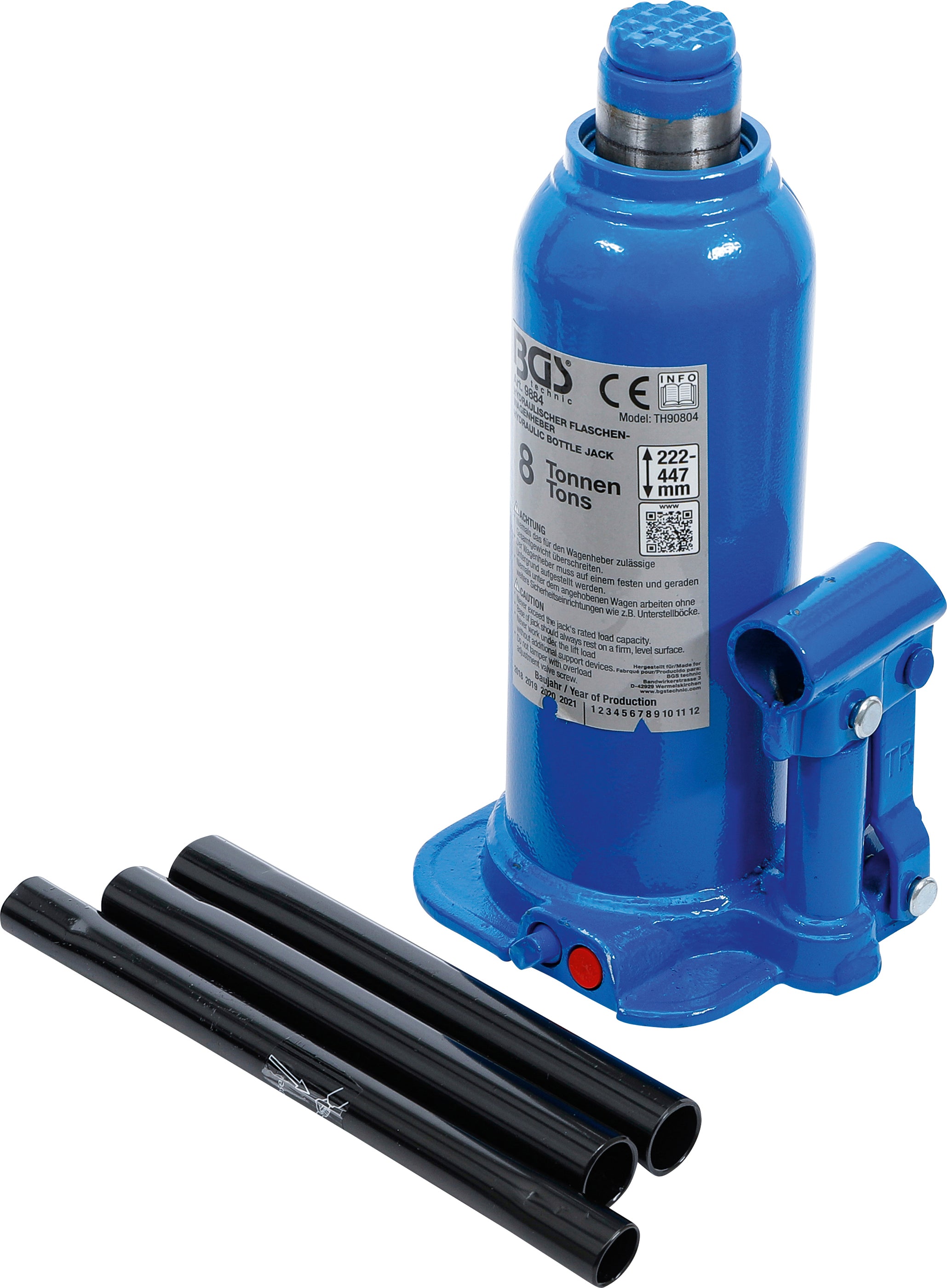 Hydraulisk flaskedonkraft | 8 t