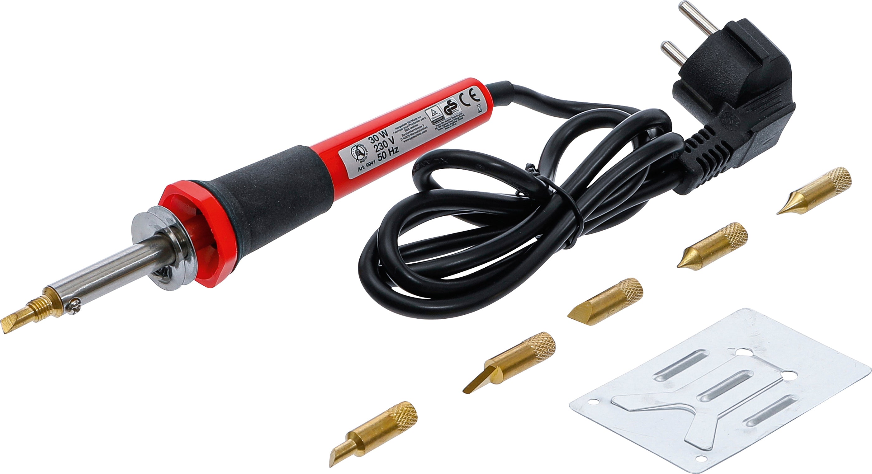 Brænde- og loddekolbe inkl. tilbehør | 7 dele