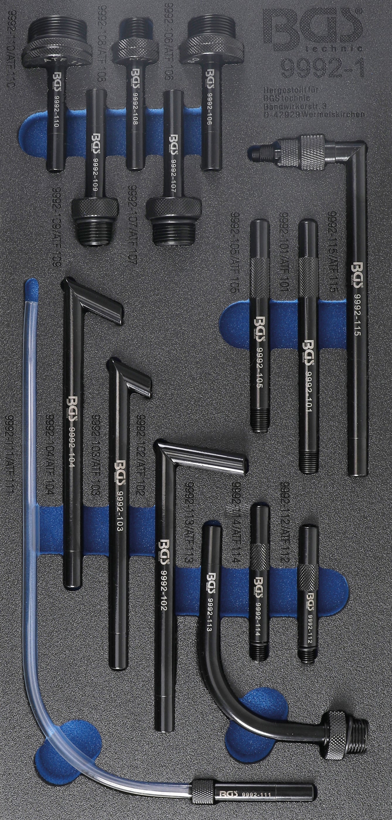 Gearkassepåfyldningsadaptersæt | 15 dele