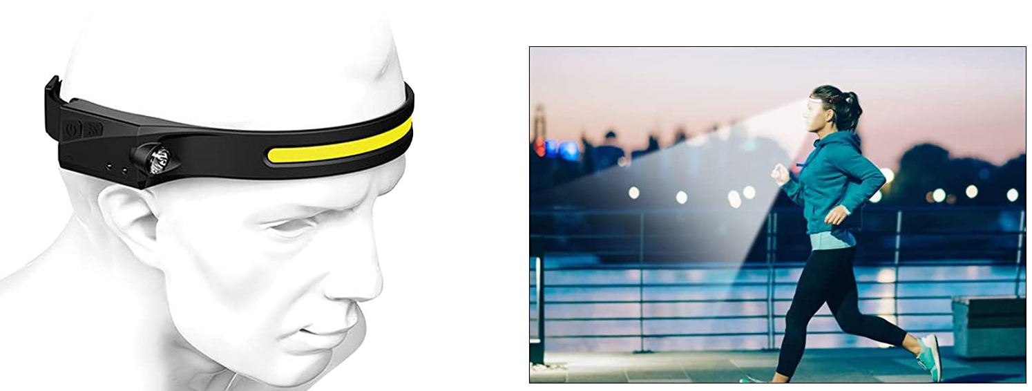 RIMAC Pandelampe med bred spot