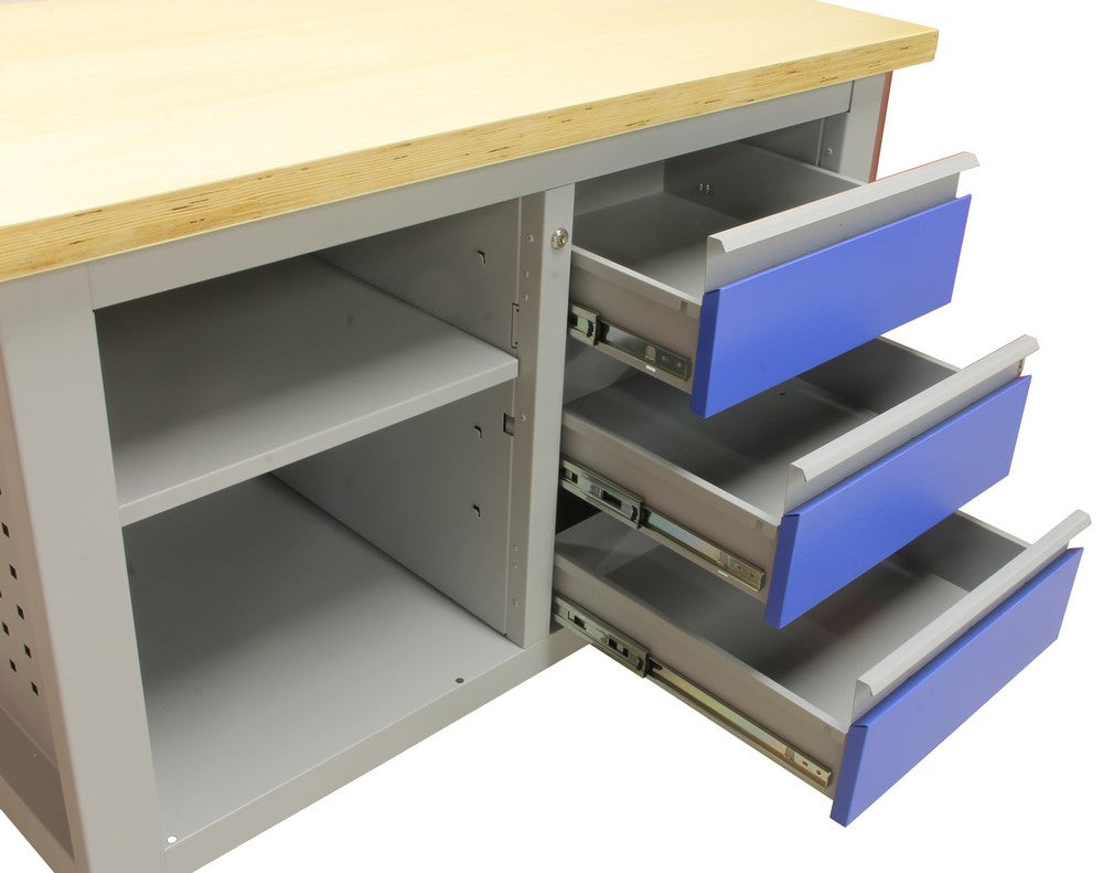 Arbetsbänk med hurts 1200x600x870