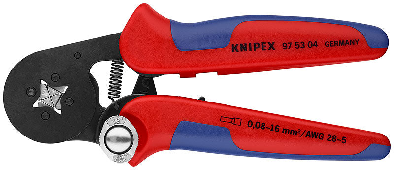 KNIPEX Selvjusterende krympetang til endemuffer med sideindføring - SB-pakke