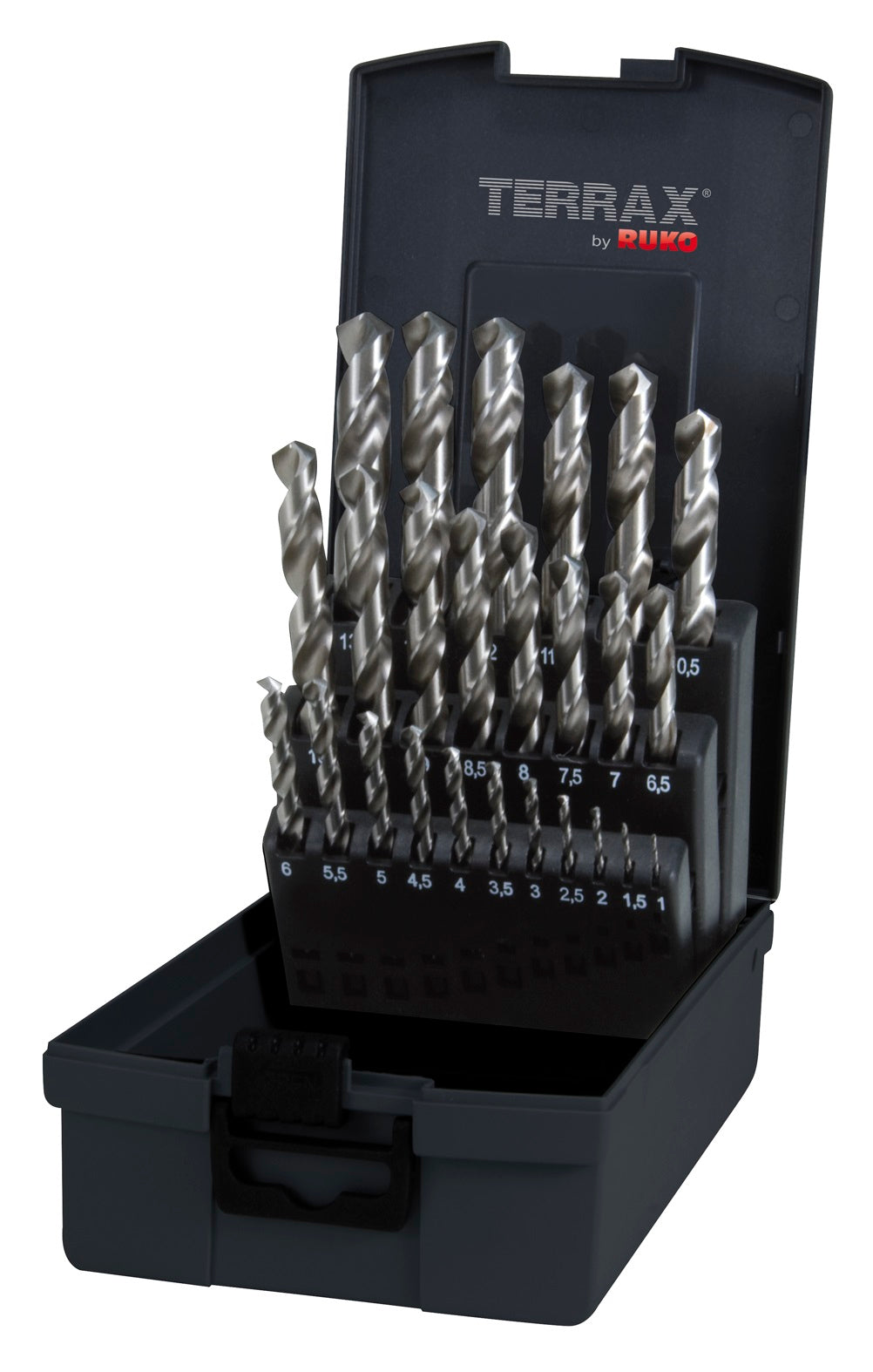 RUKO Terrax boresæt 1-13mm HSS