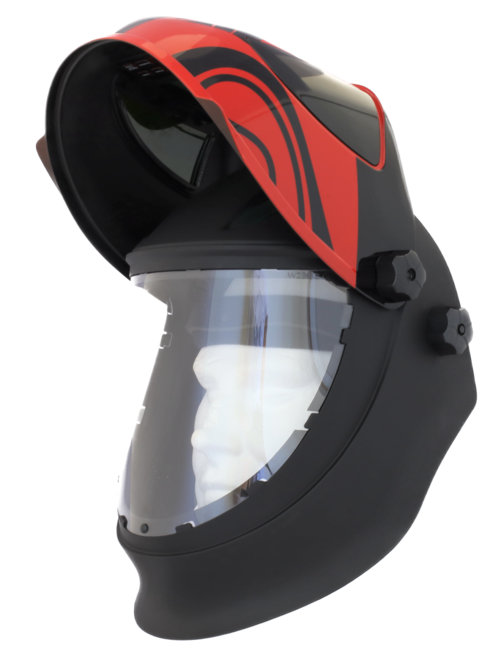 Weltek svejse-/slibevisir batteridrevet partikel-/kemisk filter