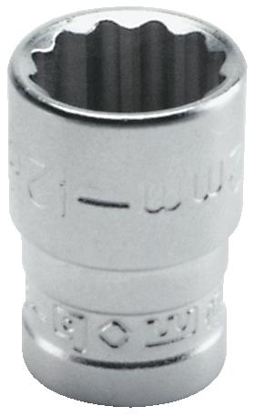 PEDDINGHAUS 12-kantet topnøgle 1/4 12,0 mm