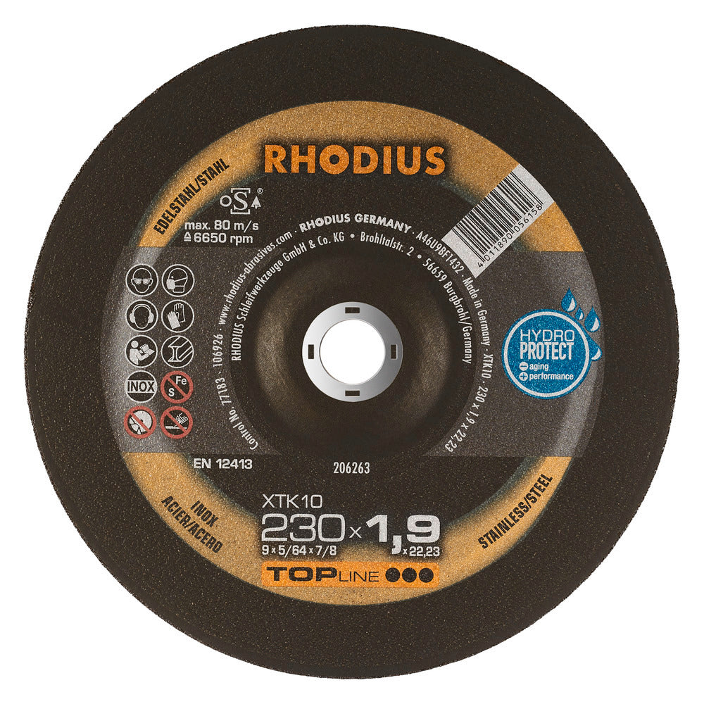 RHODIUS XKT10 Skæreskive 230x1,9x22,23 (25 stk.)