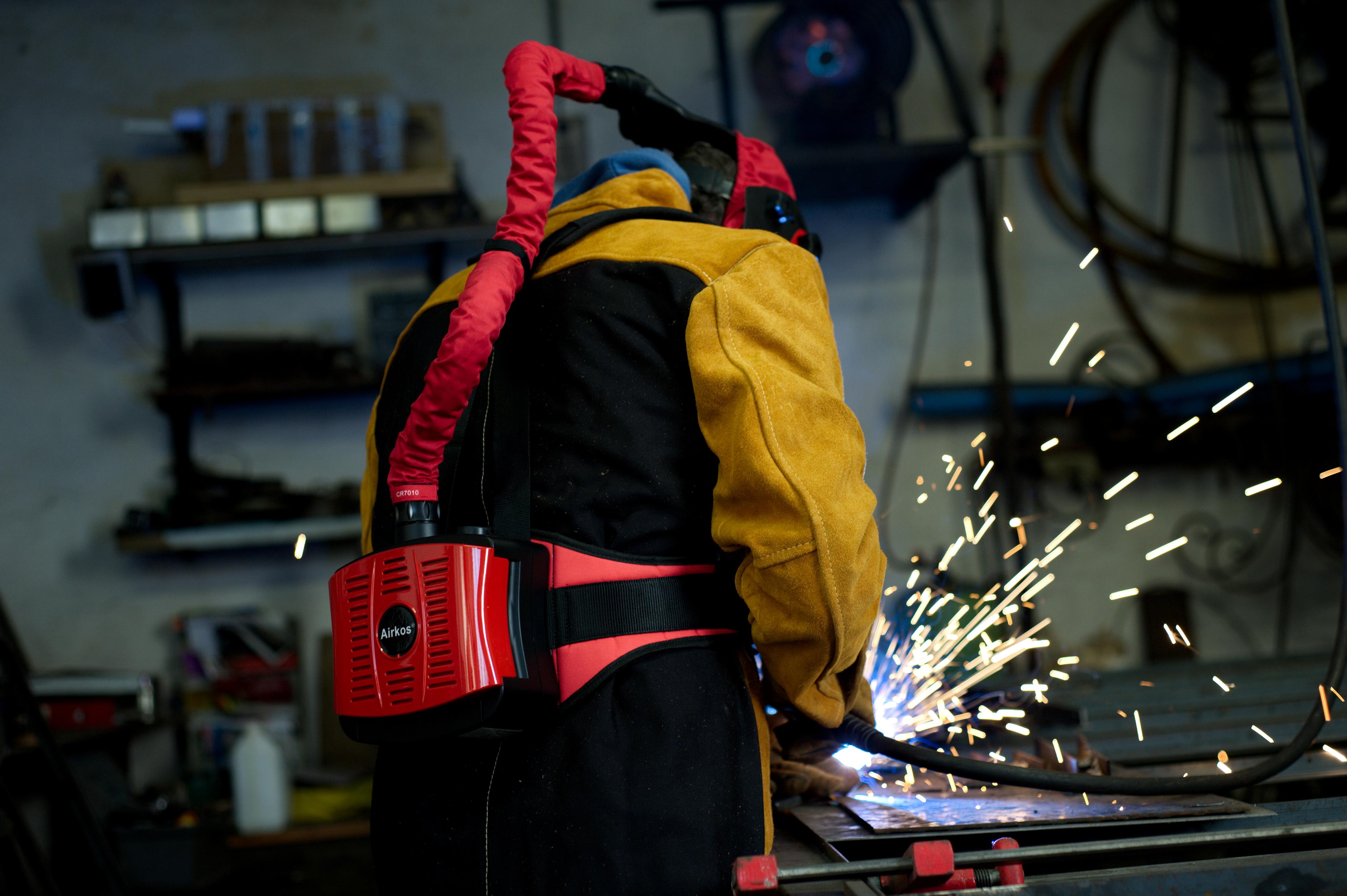 WELTEK Svejse-/Slibevisir Batteridrevet partikelfilter