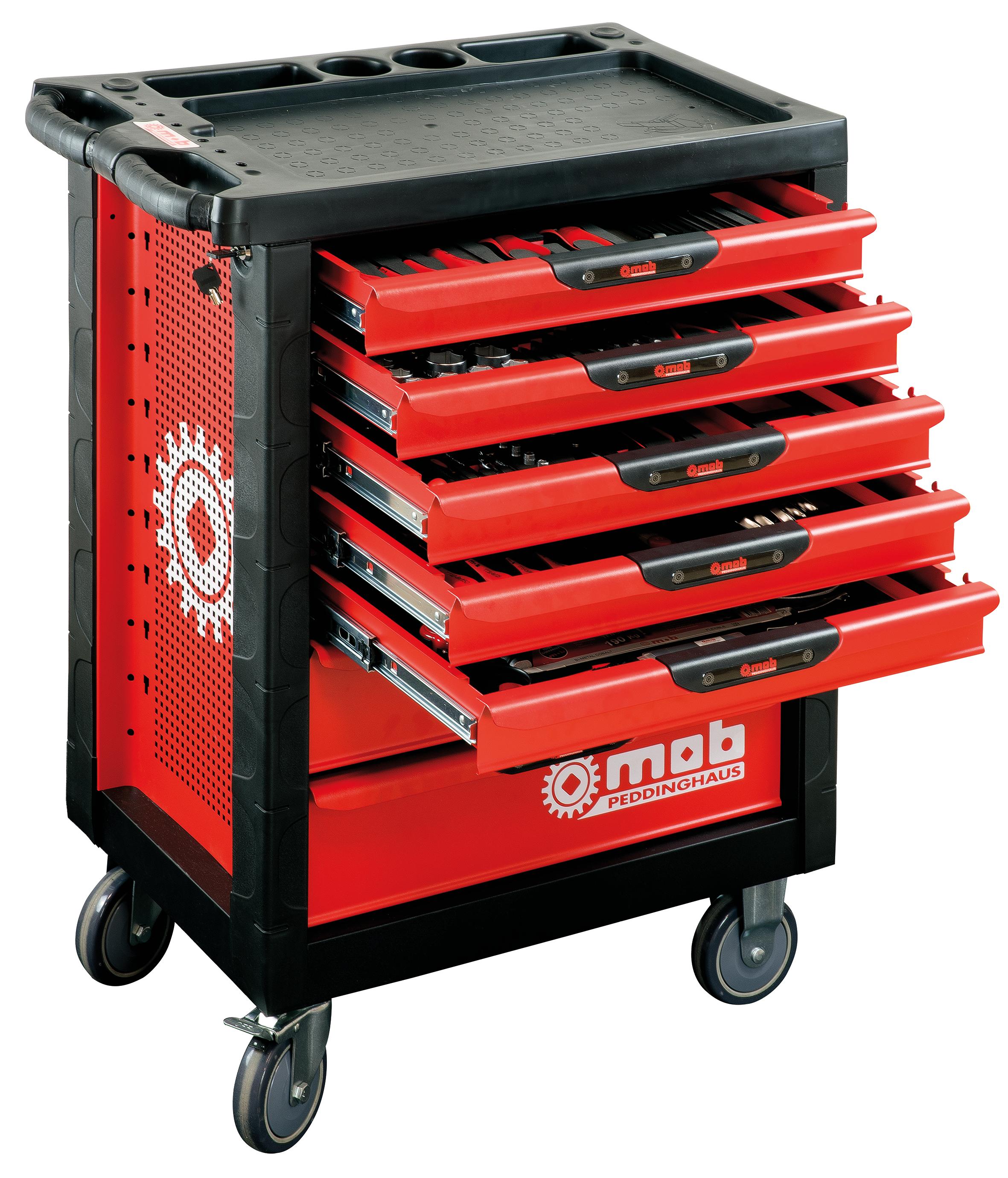 Proliner værktøjsvogn inkl. 173 værktøjer