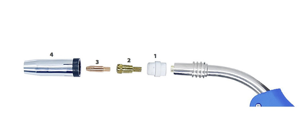 Gasfordeler Hvid R24 x 2 stk.