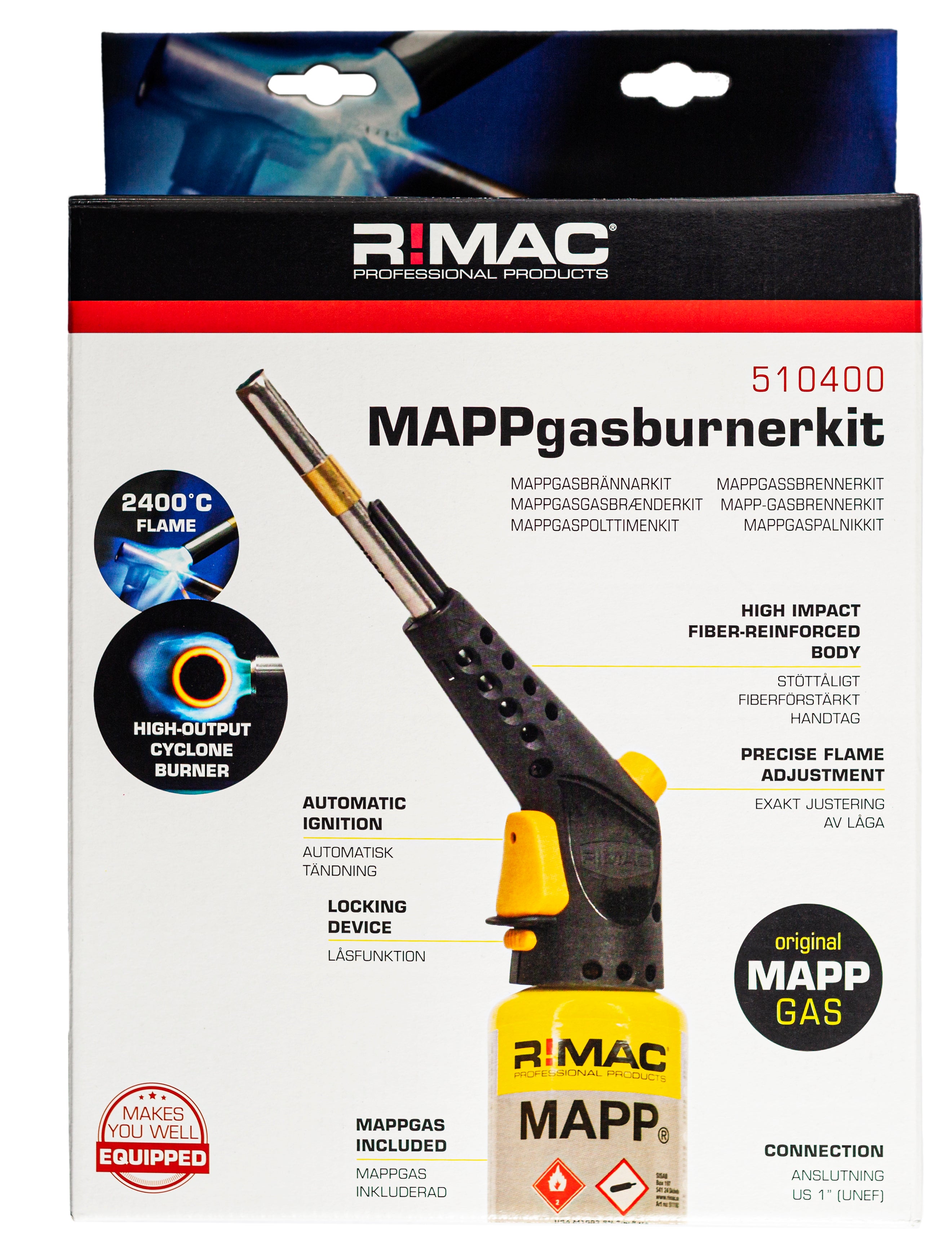 R!MAC MAPP gasbrændersæt