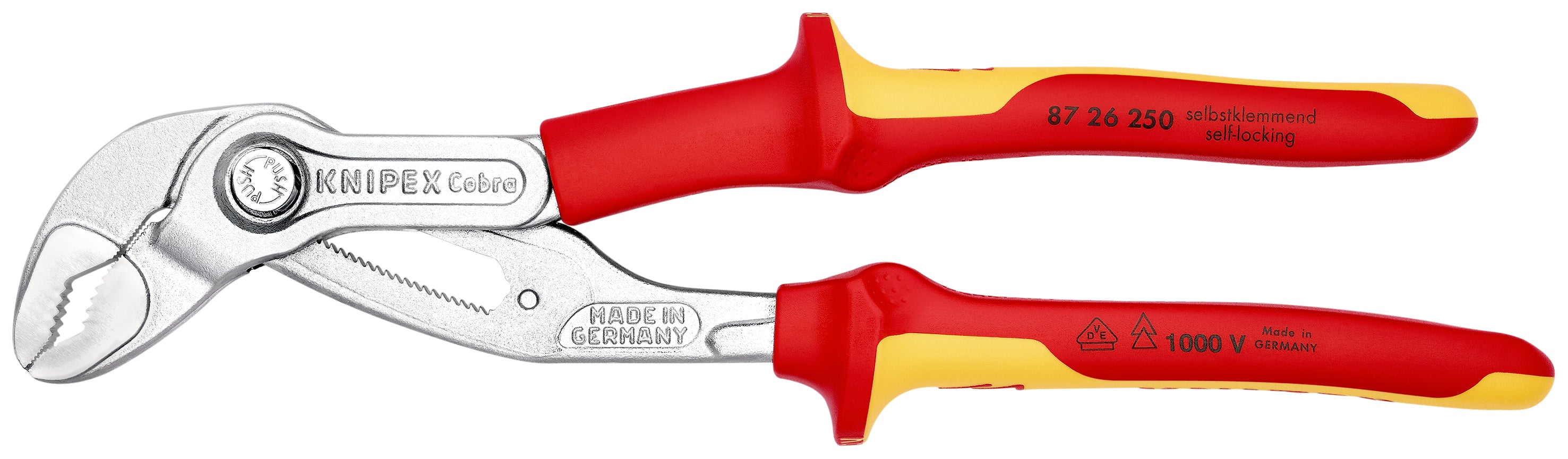 KNIPEX Cobra® VDE Hightech polygriptång
