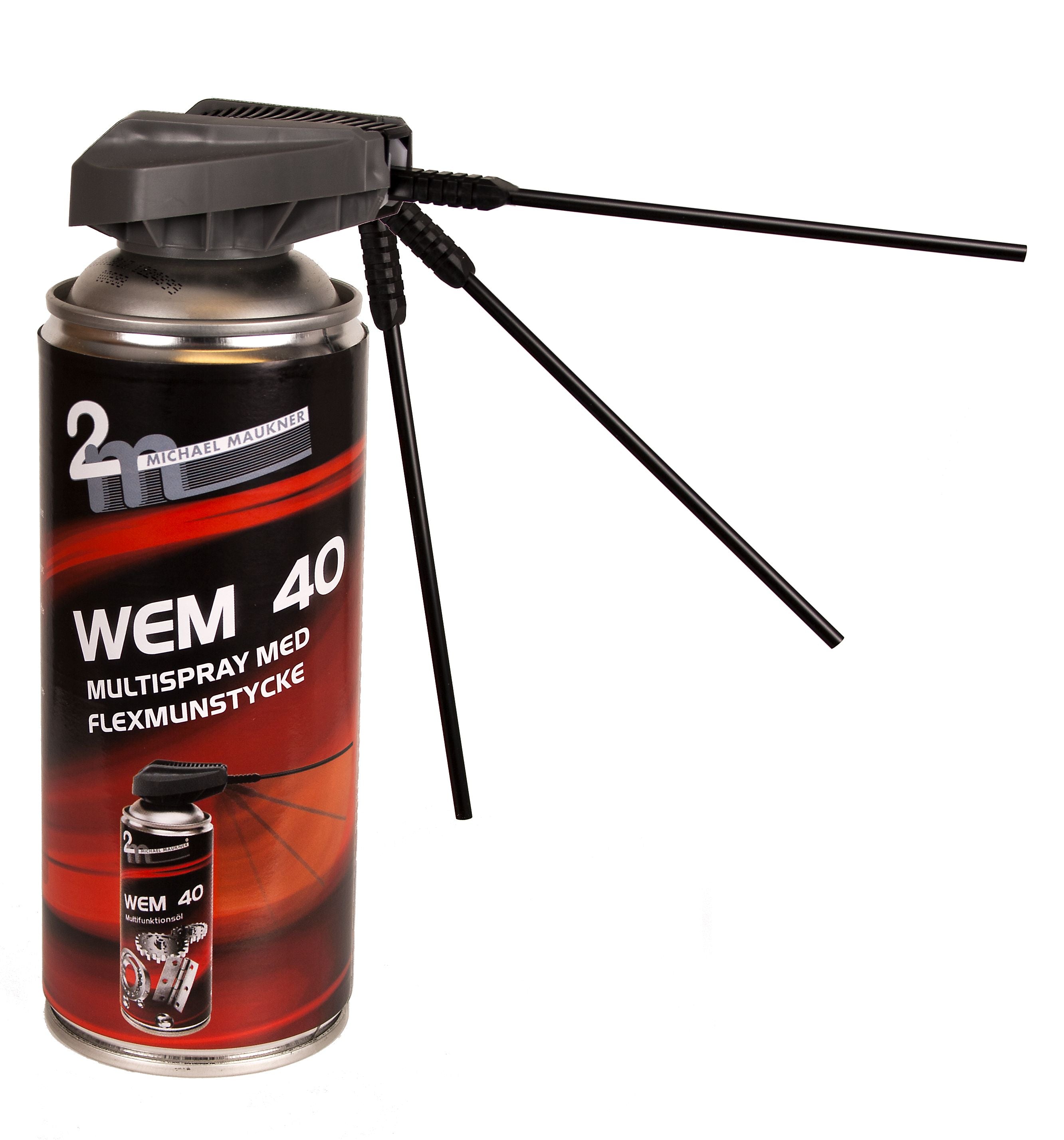 2M WEM 40 Multispray 400ml, Smart sugerør