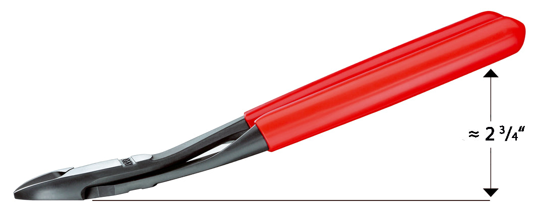 KNIPEX Power sideskærer buet 200
