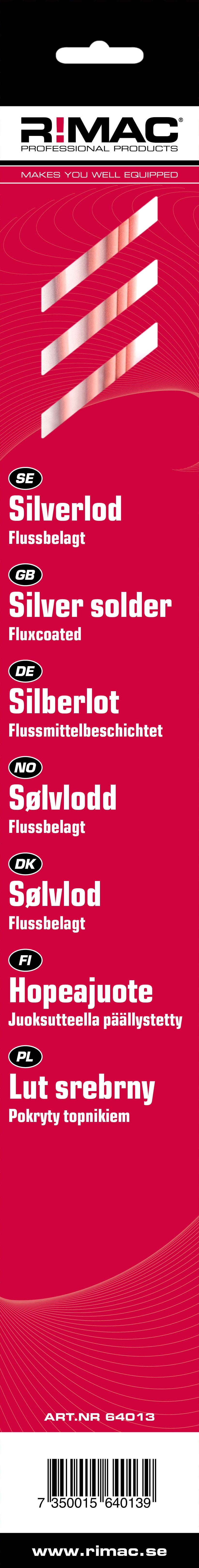 RIMAC SB-pac Silverlod 56% flussbelagt 1,5mm x 5st