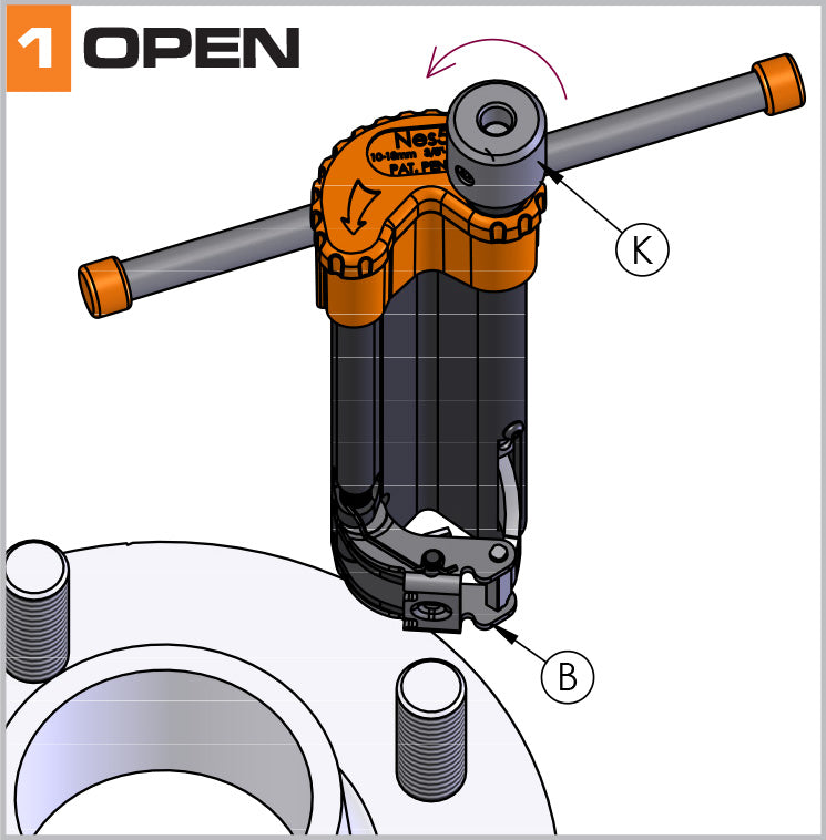 NES5 stramt værktøj UTV 10-18mm
