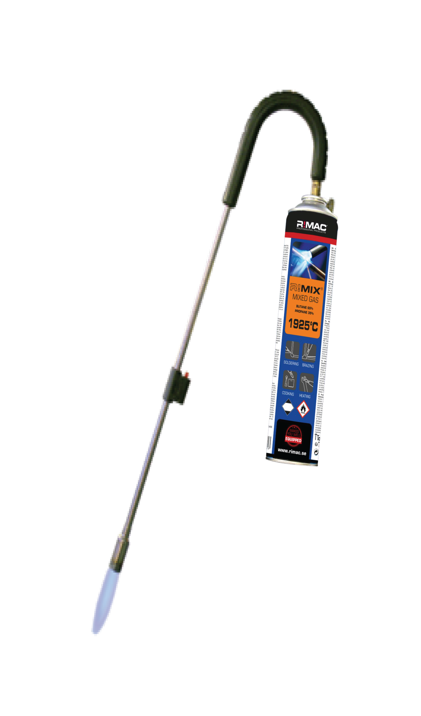 R!MAC Ukrudtsbrænder til Mixgas piezo