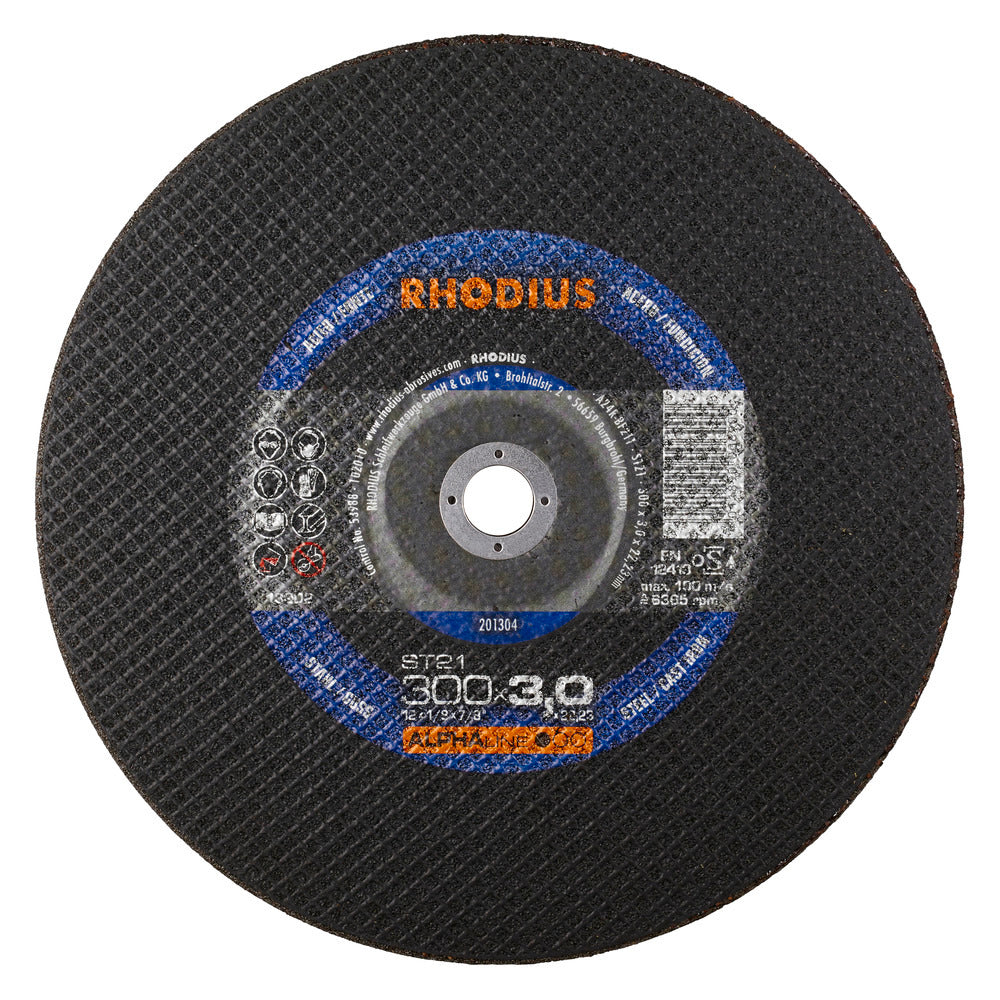 RHODIUS ST21 Skæreskive 300x3,0x22,23 (10 stk.)