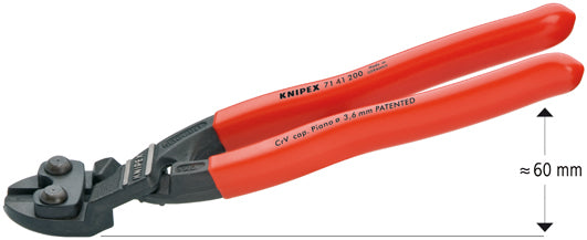 KNIPEX CoBolt® Compact boltsaks 200 mm - 20° vinklet