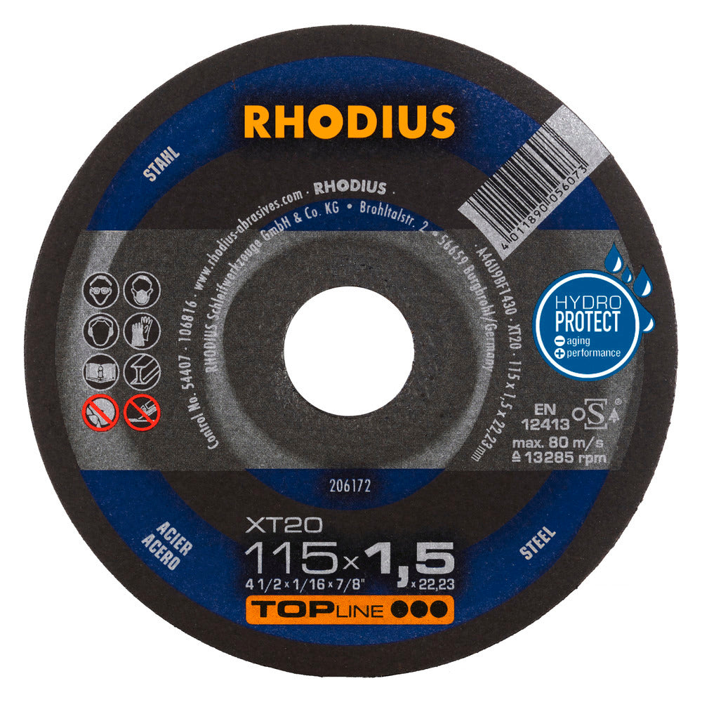 RHODIU SXT20 Skæreskive 115x1,5 x 22,23 (50 stk.)