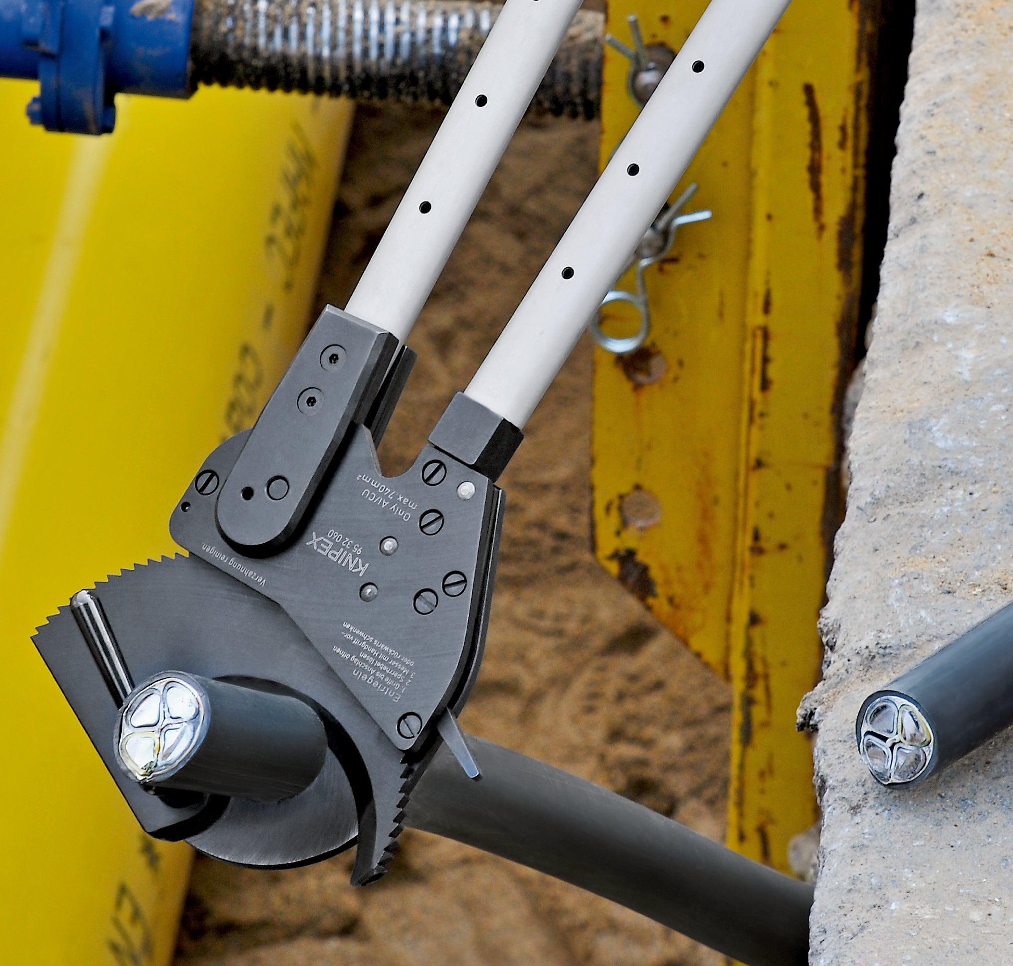 KNIPEX Kabelsax m utväxling