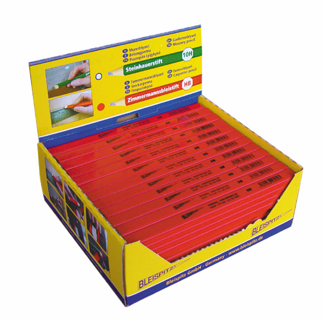 BLEISPITZ Tømrerblyant 100 stk.