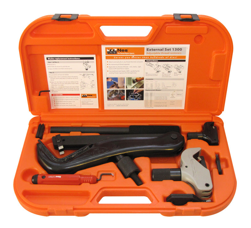 NES Udvendigt gevindsæt. 3 dele 4-152 mm