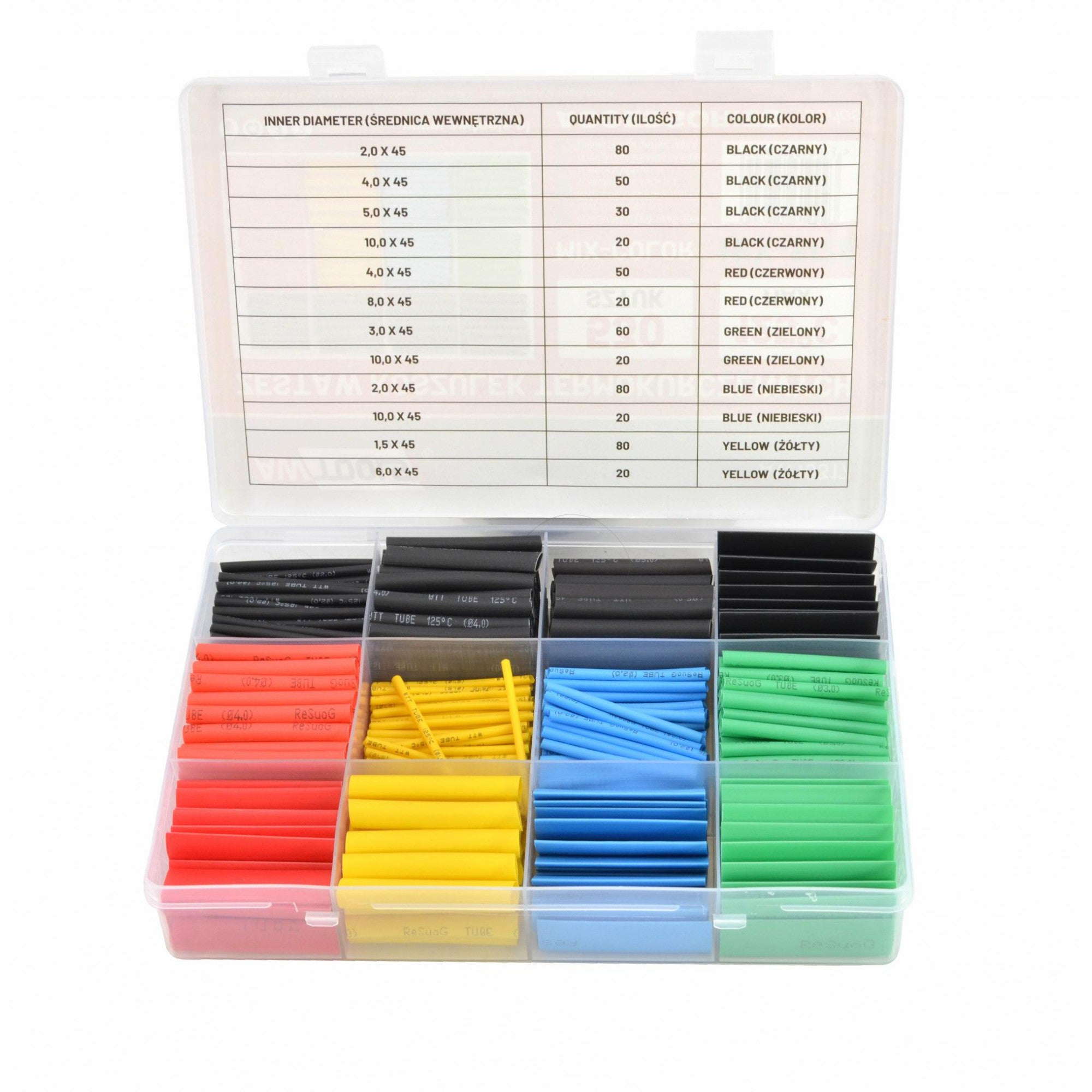 Krympeslange sortimentsæske – 530 dele