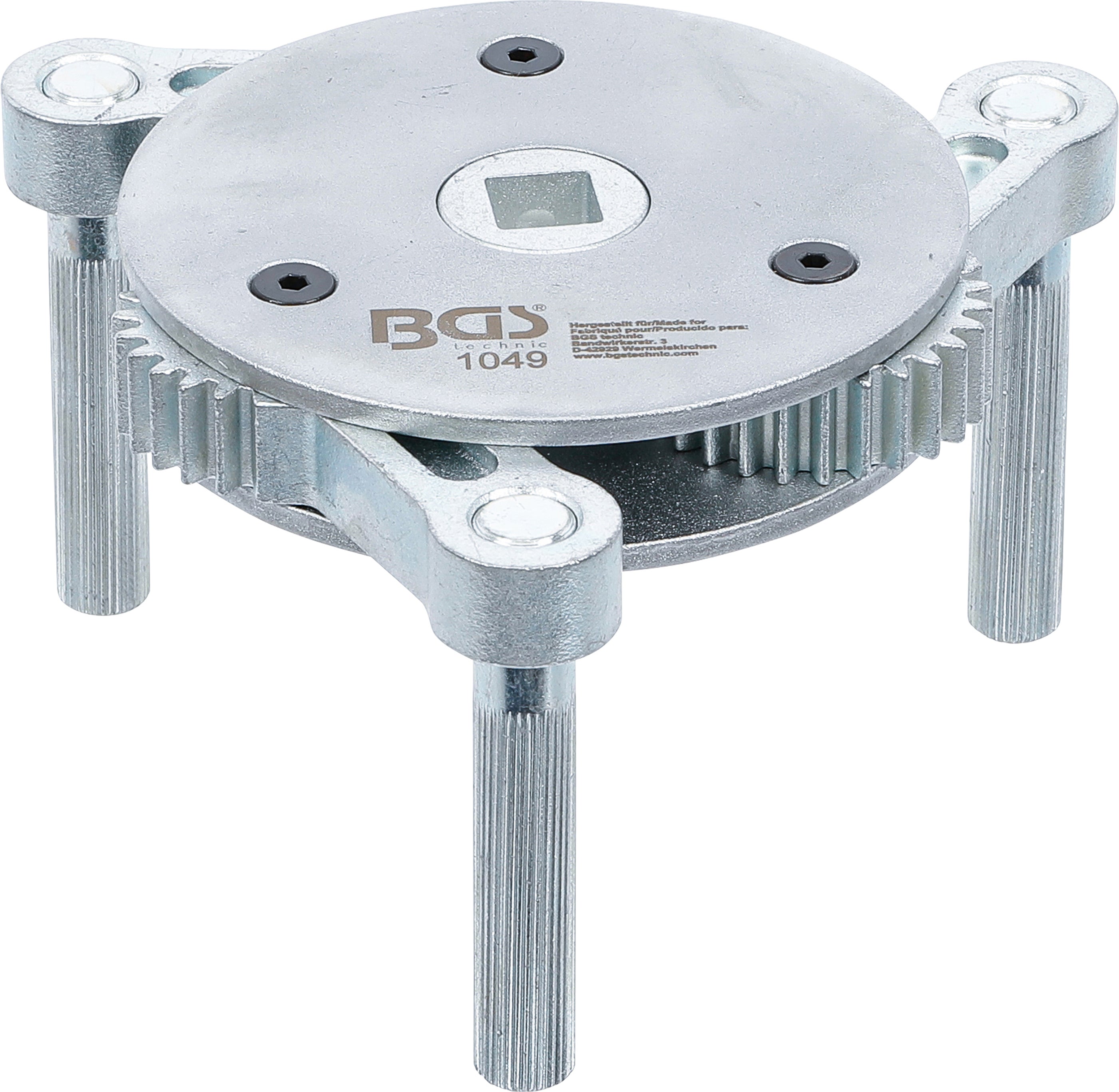 Oliefilterspindel, 3-armet | til oliefiltre Ø 115 - 160 mm