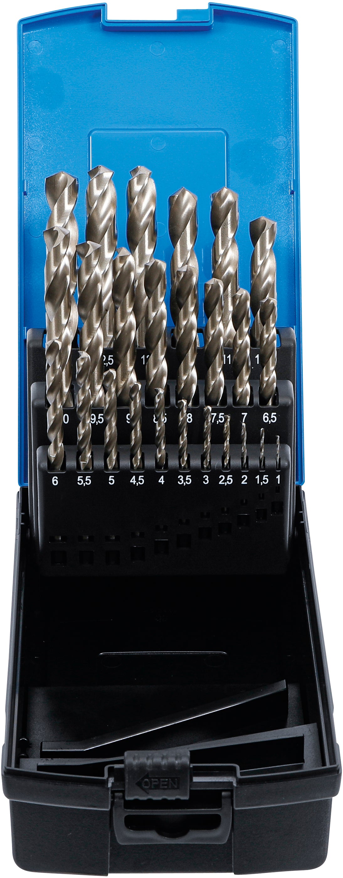 HSS spiralboresæt | 1 - 13 mm | 25 dele