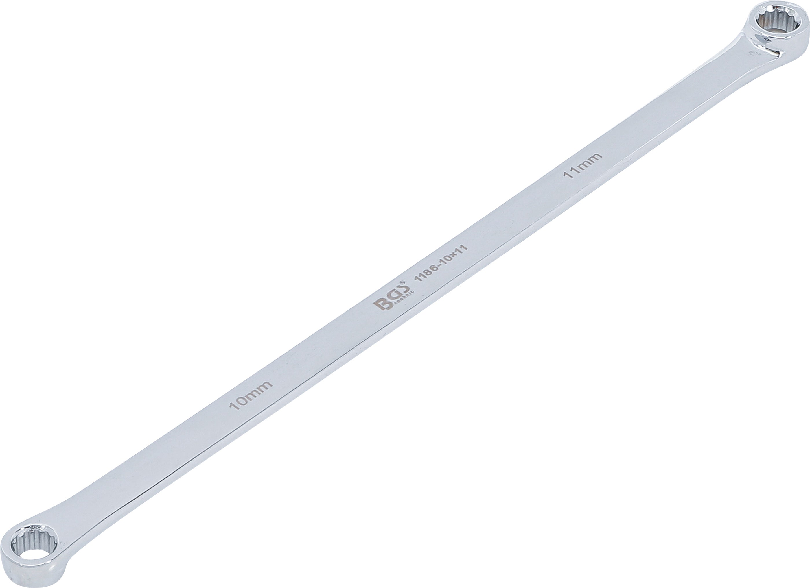 Dobbelt ringnøgle | ekstra lang | 10 x 11 mm