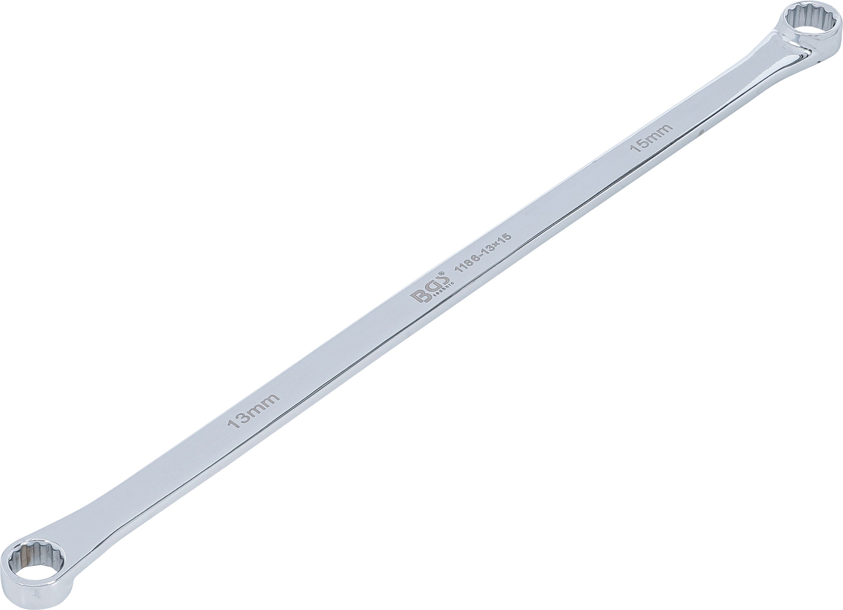 Dobbelt ringnøgle | ekstra lang | 13 x 15 mm