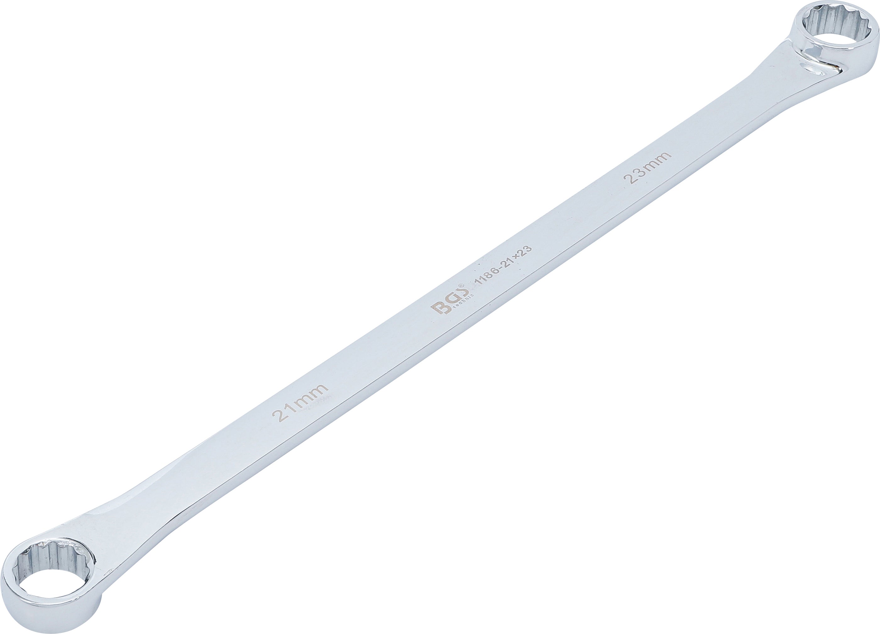 Dobbelt ringnøgle | ekstra lang | 21 x 23 mm