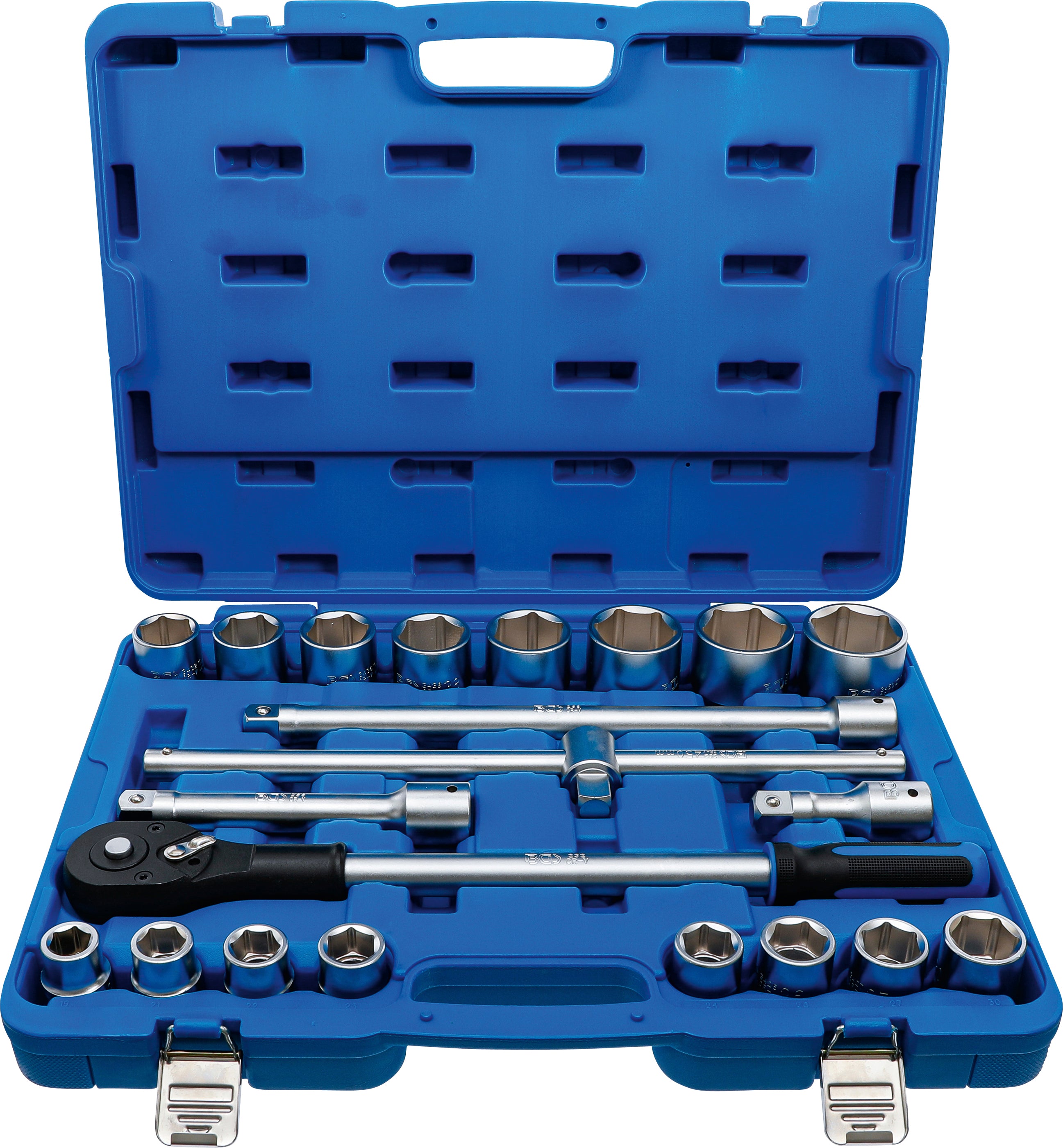 Topnøglesæt | 20 mm (3/4") | 21 dele