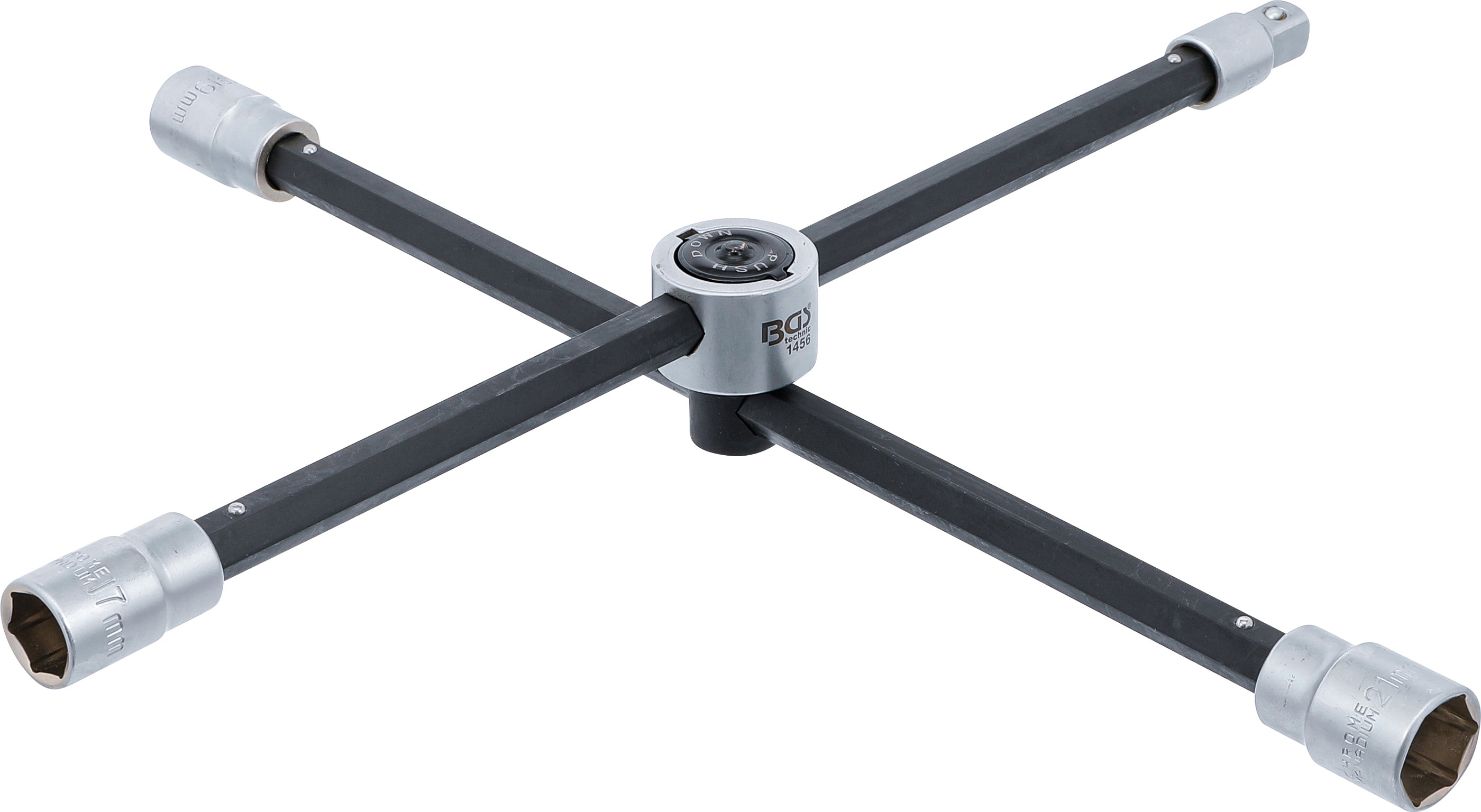 Krydsfælg med led | til personbil | Firkantet | 17 x 19 x 21 x 12,5 mm (1/2")