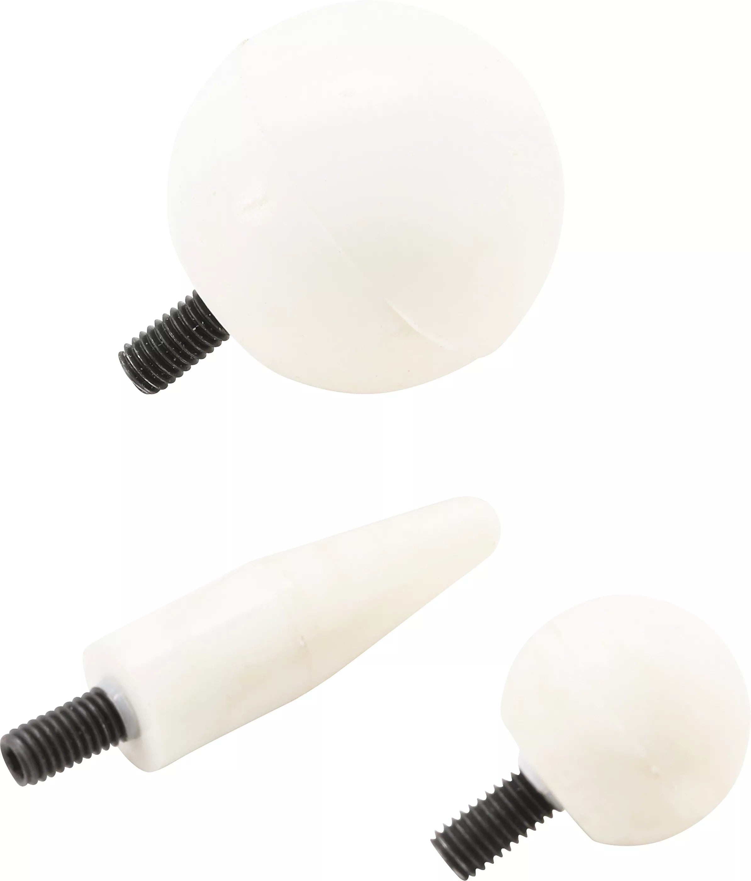 Plast-Reservhuvuden för Riktjärn | M5 x 0,8 mm | för BGS 1659 | 3 delar